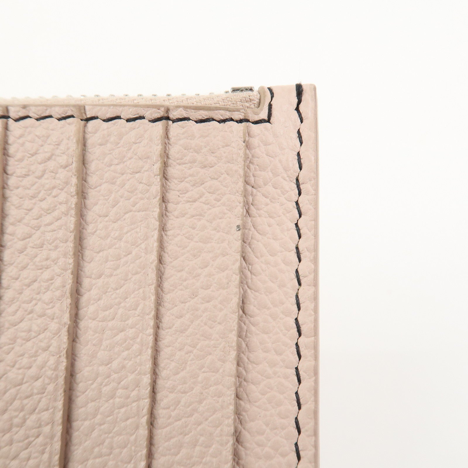 SAINT LAURENT PARIS Leather Card Case Card Holder Light Pink 458583