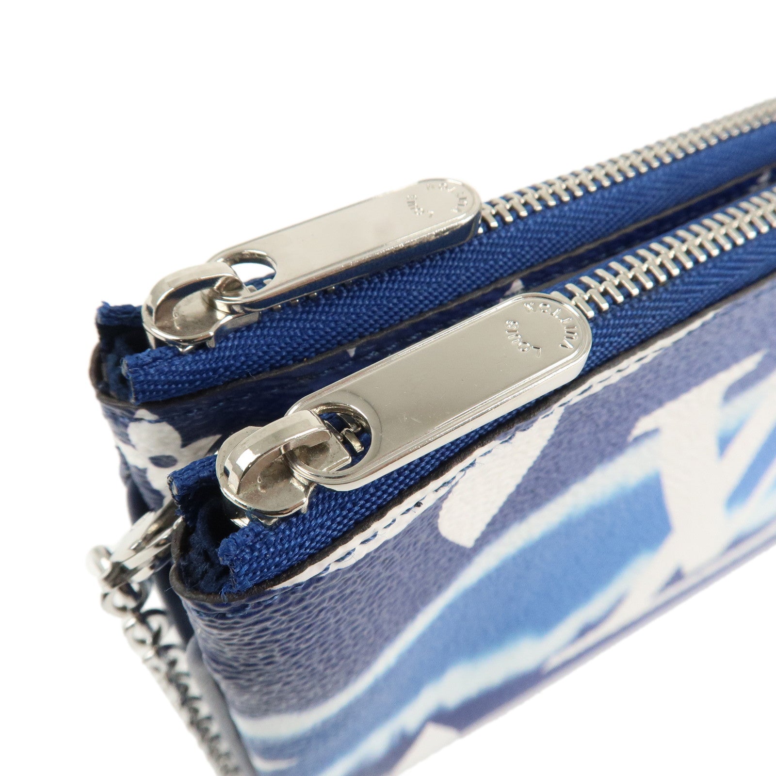 Louis Vuitton LV Escal Pochette Double Zip Shoulder Bag Blue M69124 Used
