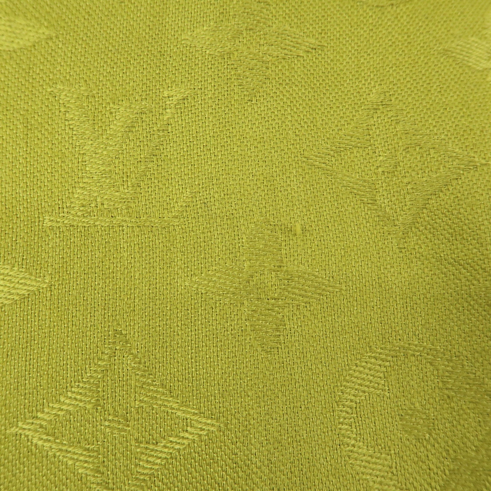 Louis Vuitton Monogrm Silk Wool Scarf Shawl Anis Green M71326