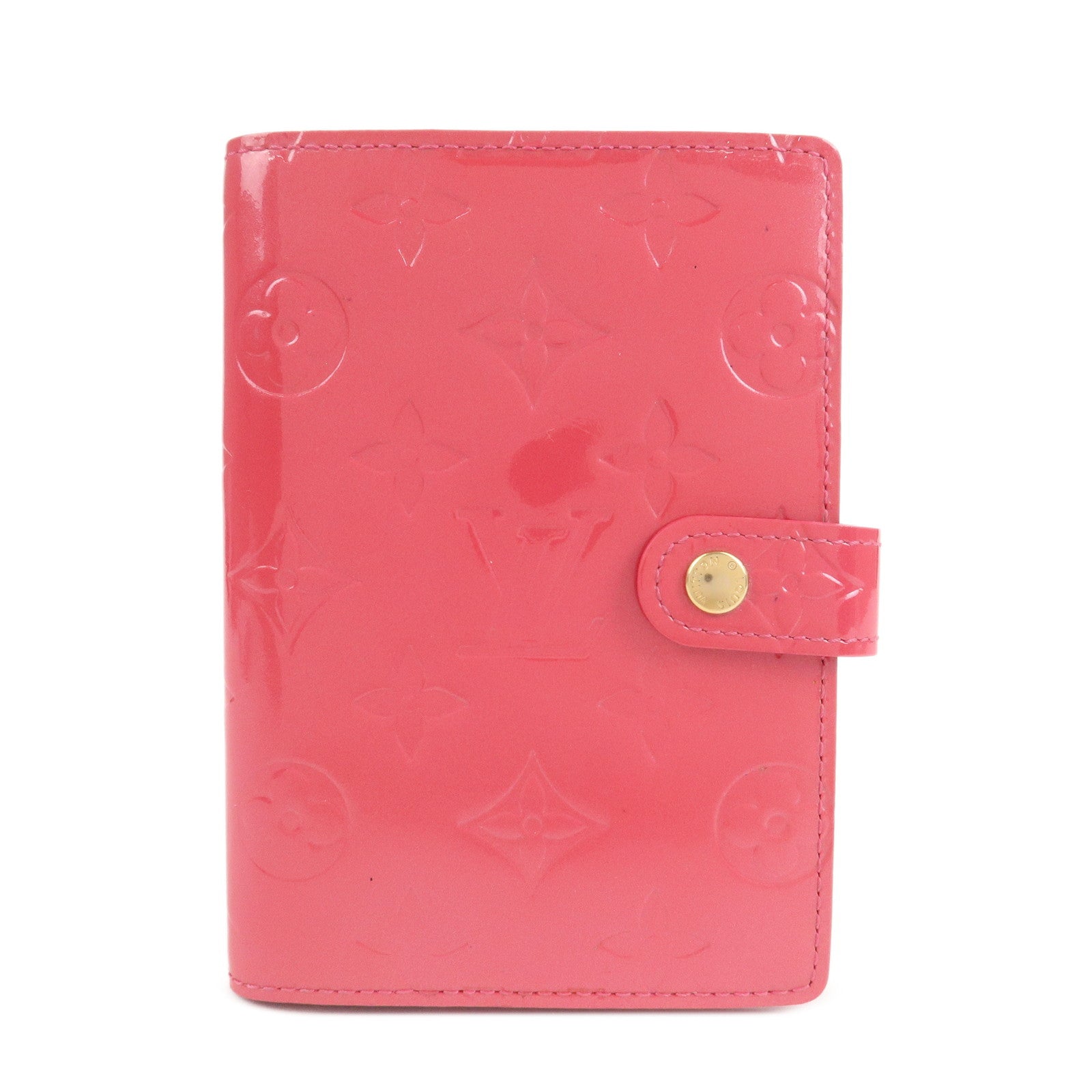 Louis Vuitton Monogram Vernis Agenda PM Planner Cover R2101F