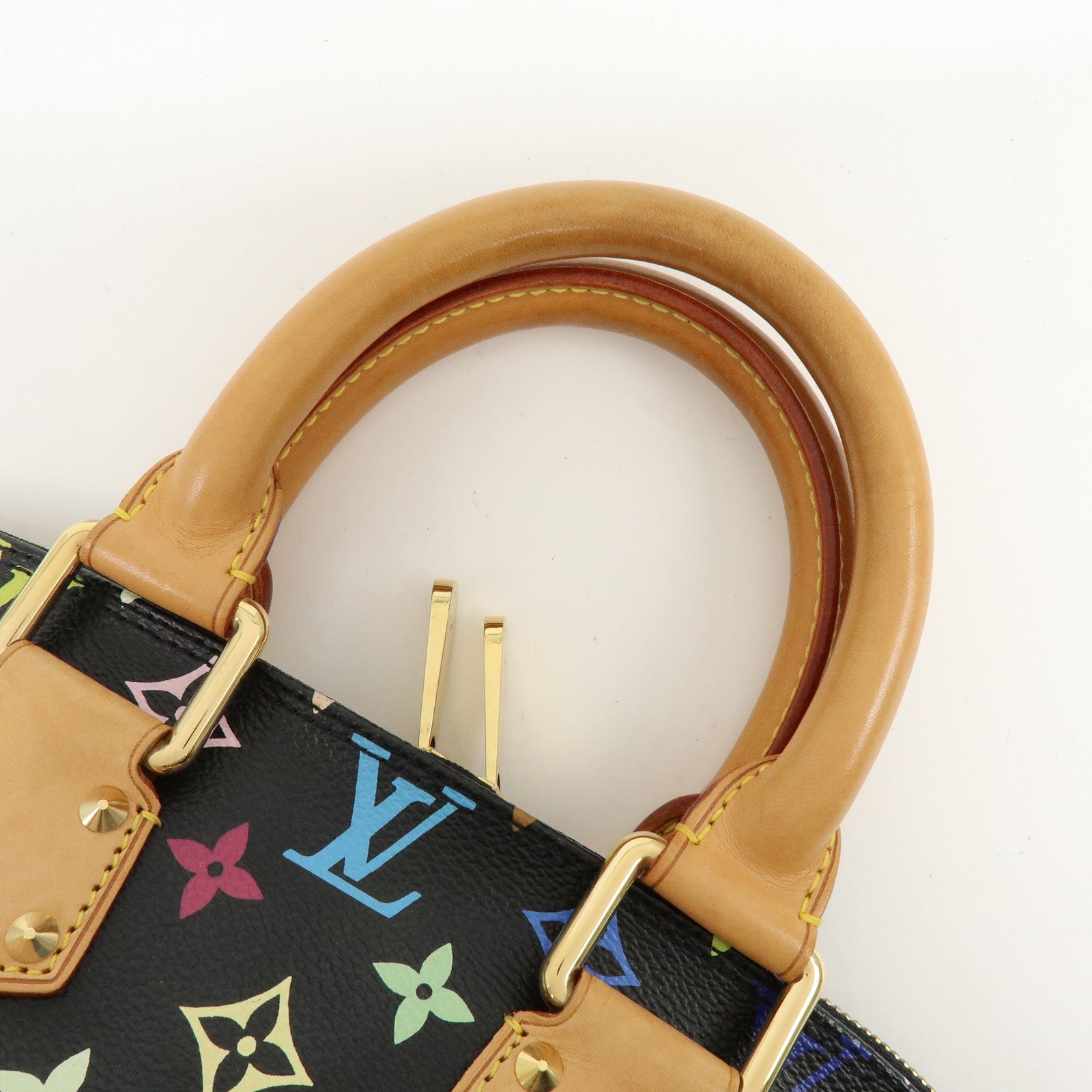 Louis Vuitton Monogram Multicolor Alma PM Hand Bag Noir M40444