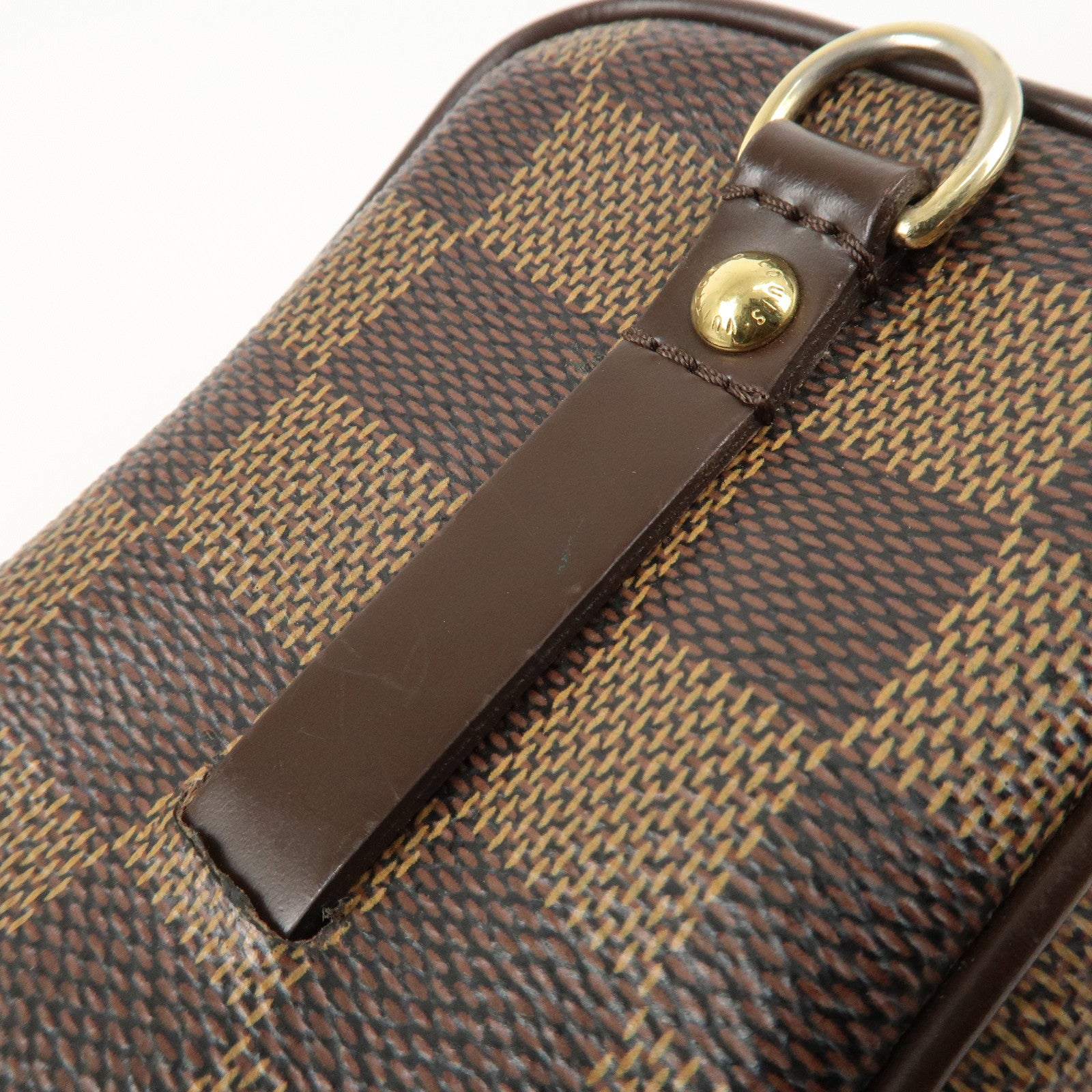Louis Vuitton Damier Leather Canvas Etui Okapi PM Camera Case N61738 Used
