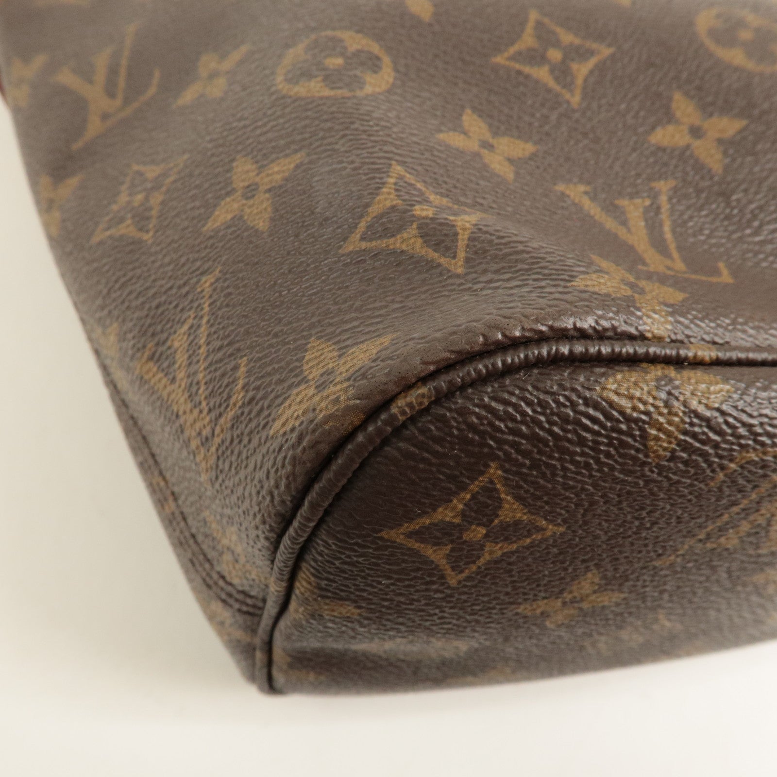 Louis Vuitton Monogram Neverfull PM Tote Bag Brown M41245 Used