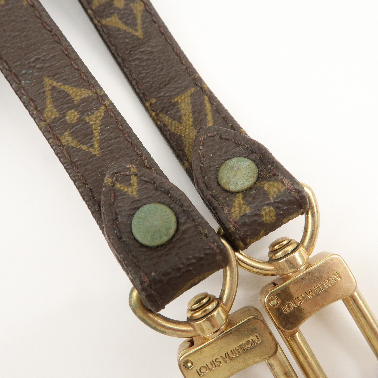 Louis Vuitton Monogram Canvas Shoulder Strap 100cm Brown J75011