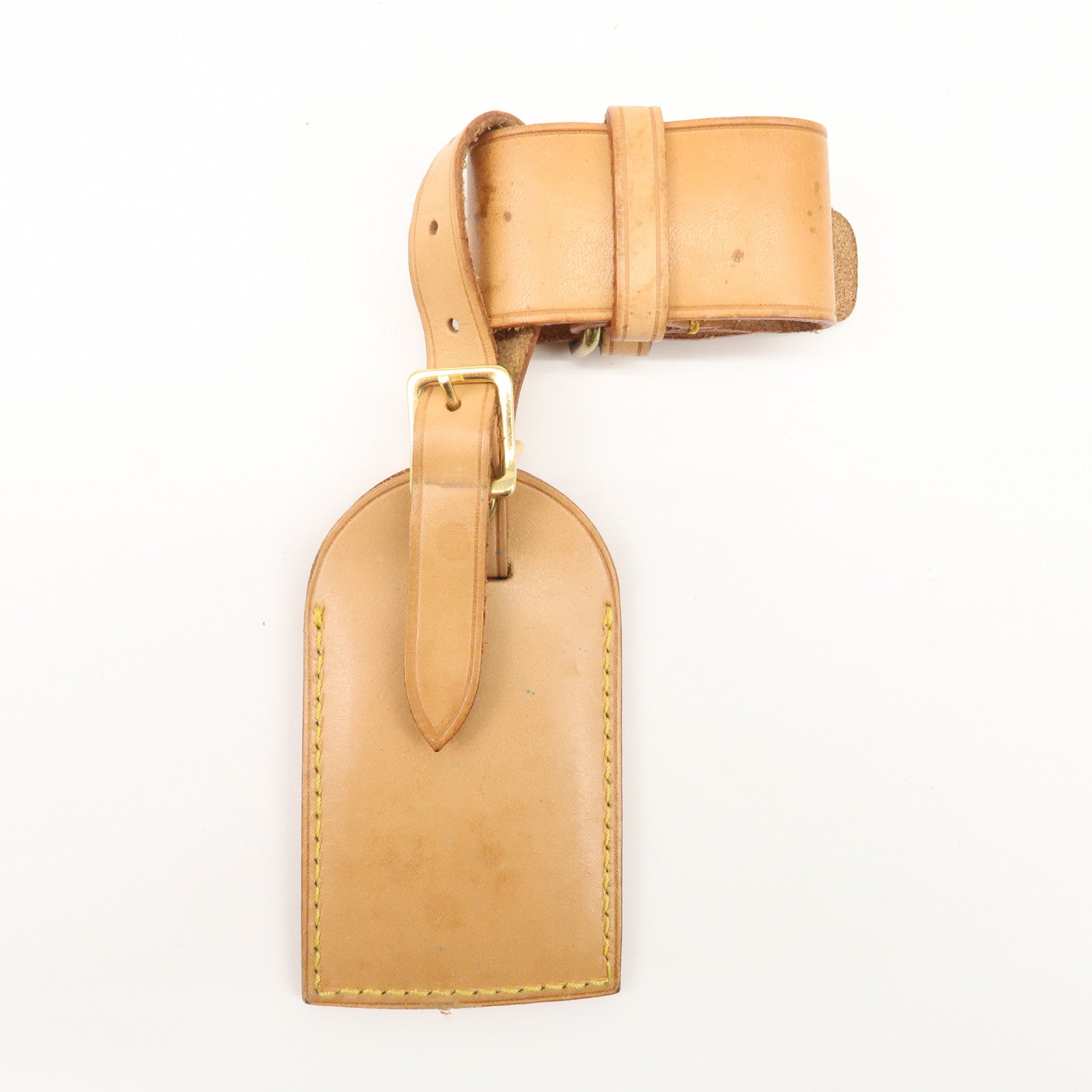 Louis Vuitton Set of 15 Nume Leather Name Tag & Poignet Natural Used