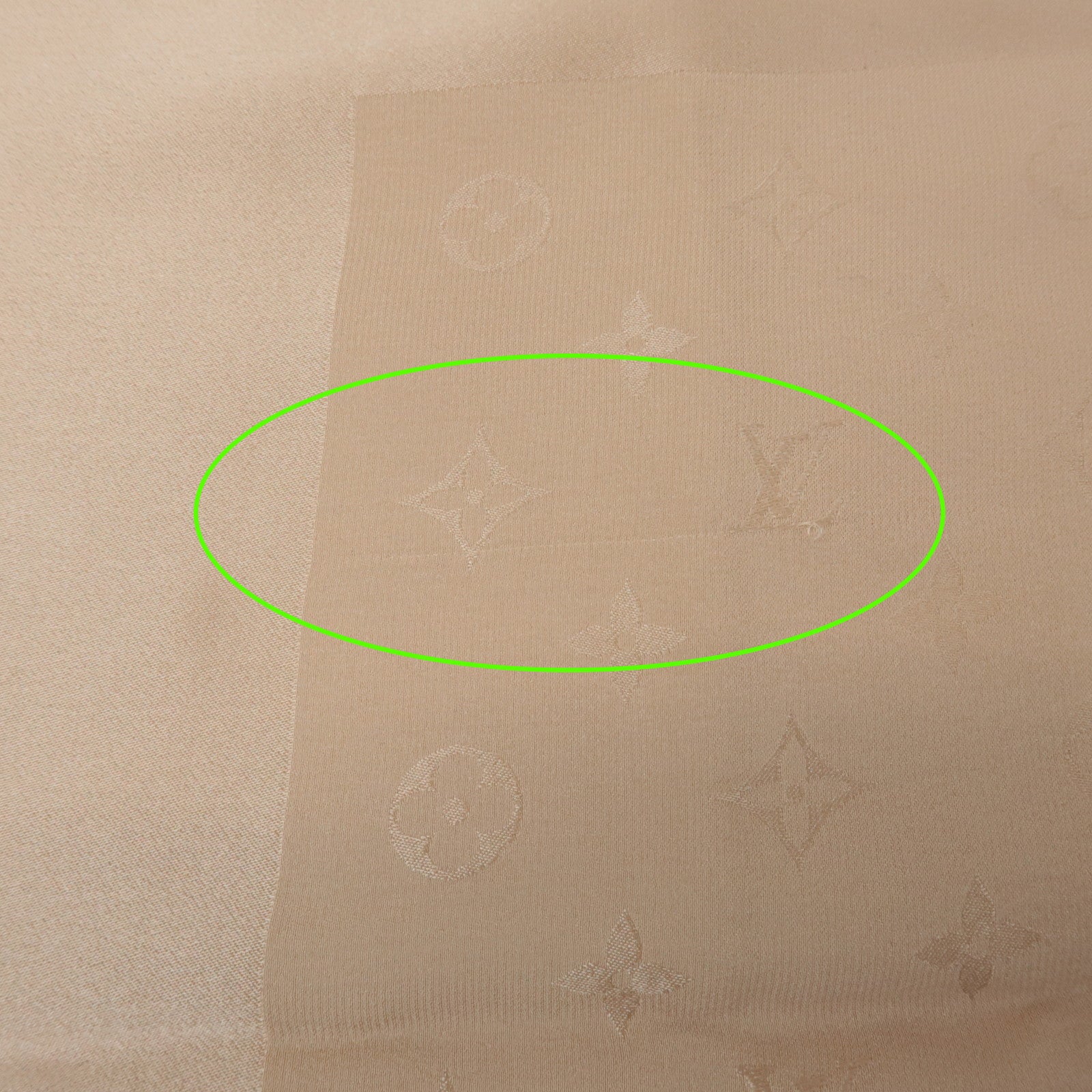 Louis Vuitton Monogram Carrテゥ Monaco Silk 100% Scarf Beige M71146