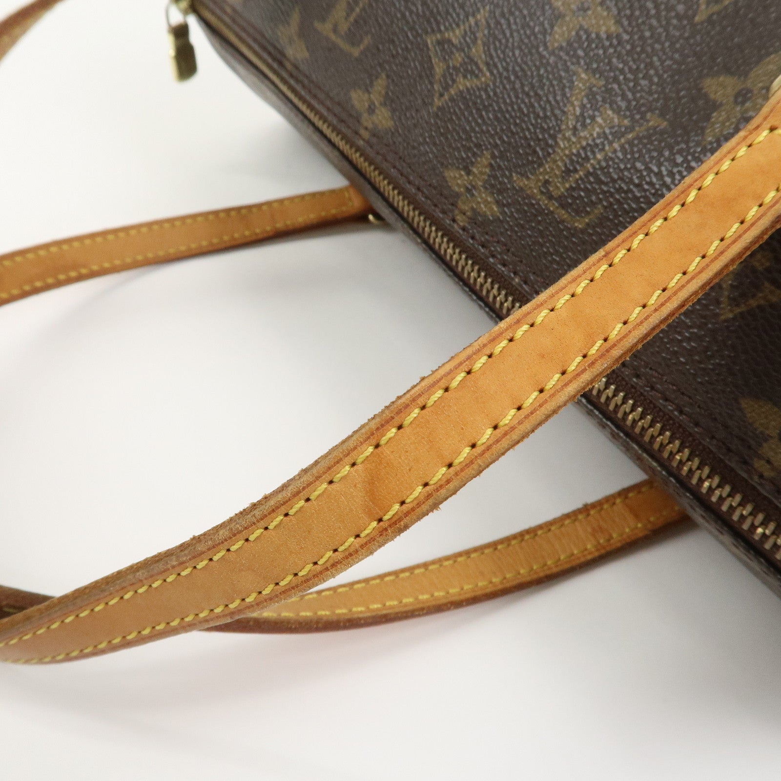 Louis Vuitton Monogram Papillon 30 Hand Bag Brown M51385