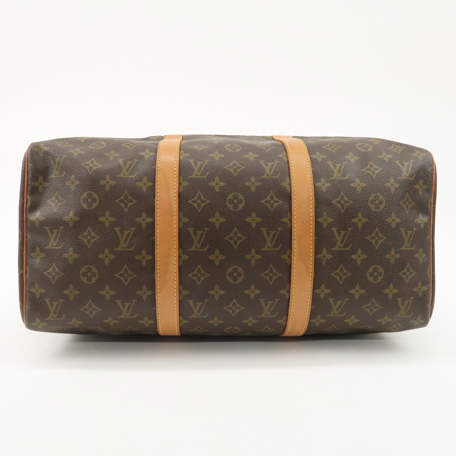 Louis Vuitton Monogram Sac Souple 45 Boston Bag Brown M41624