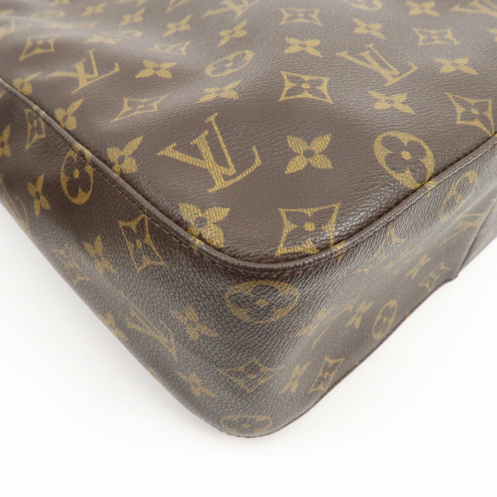 Louis Vuitton Monogram Looping GM Shoulder Bag Brown M51145