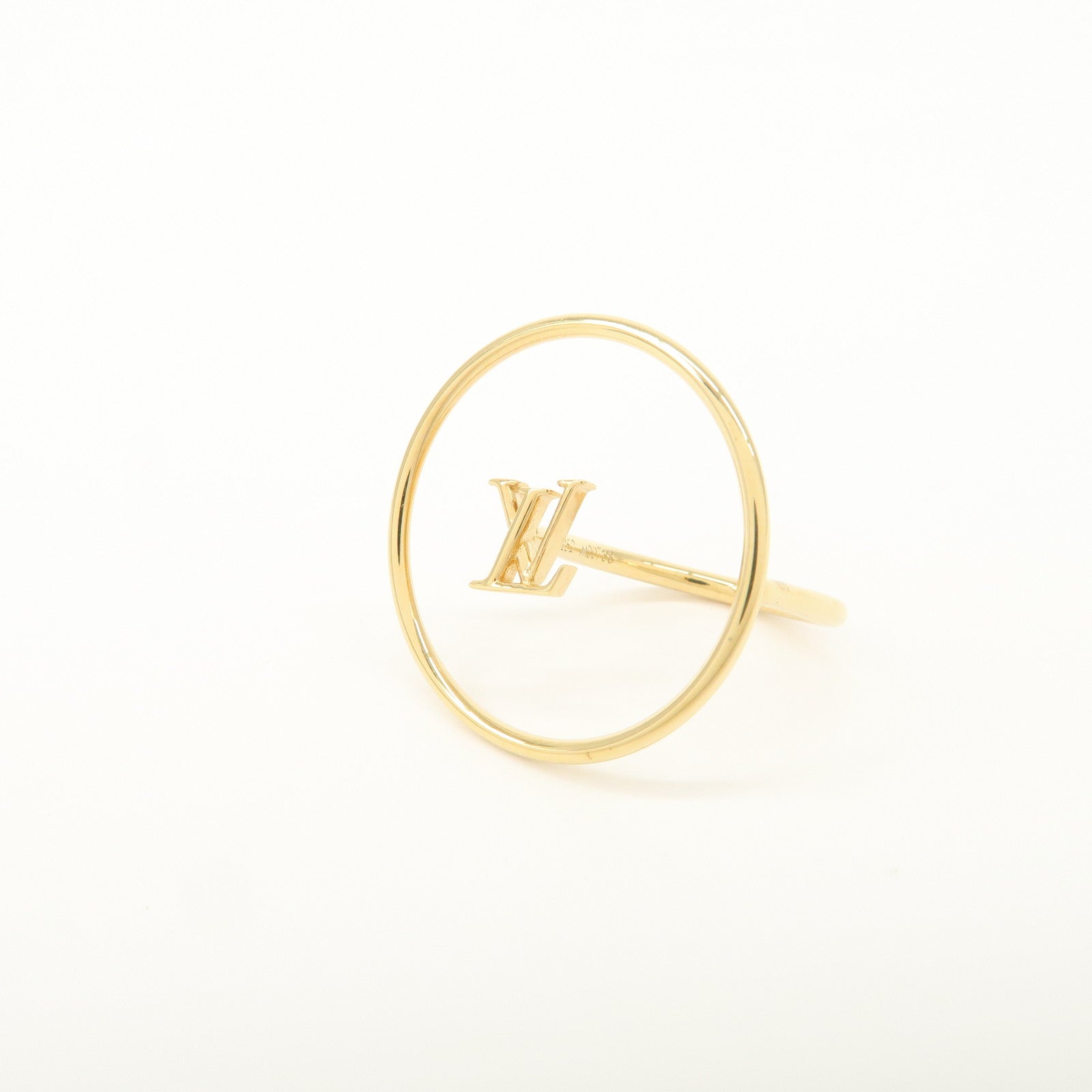 Louis Vuitton LV Eclipse Metal Ring Zipang Gold M00768