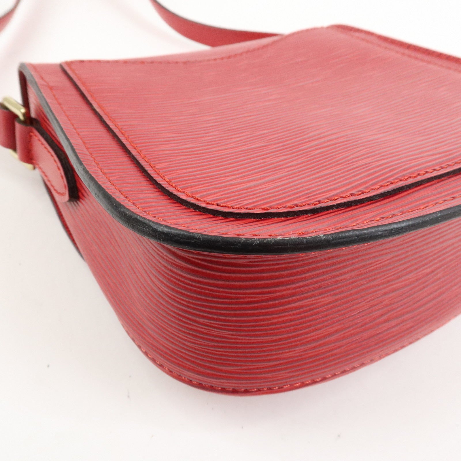 Louis Vuitton Epi Mini Saint Cloud Shoulder Bag Red M52217