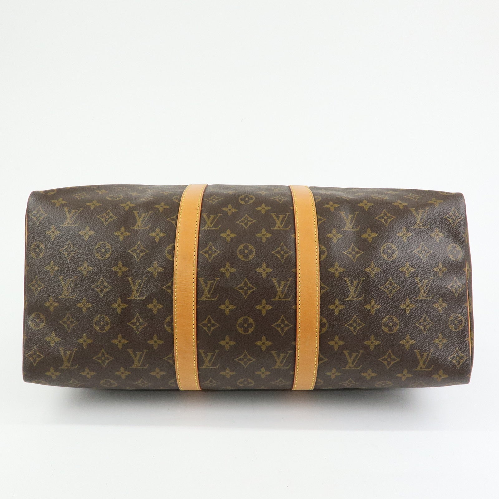Louis Vuitton Monogram Keep All 50 Boston Bag Brown M41426