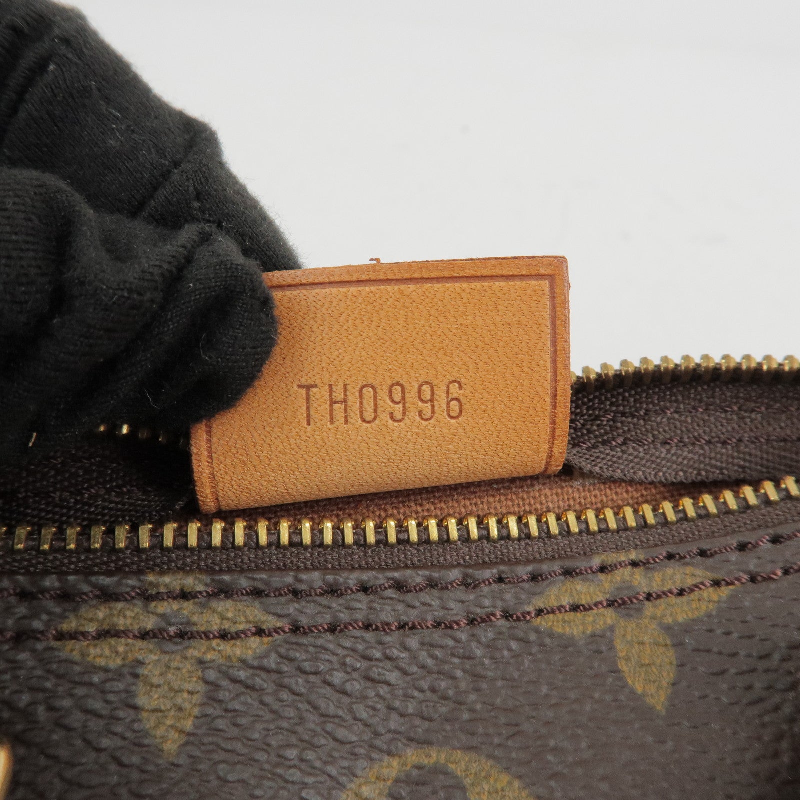 Louis Vuitton Monogram Mini Speedy Hand Bag Brown M41534