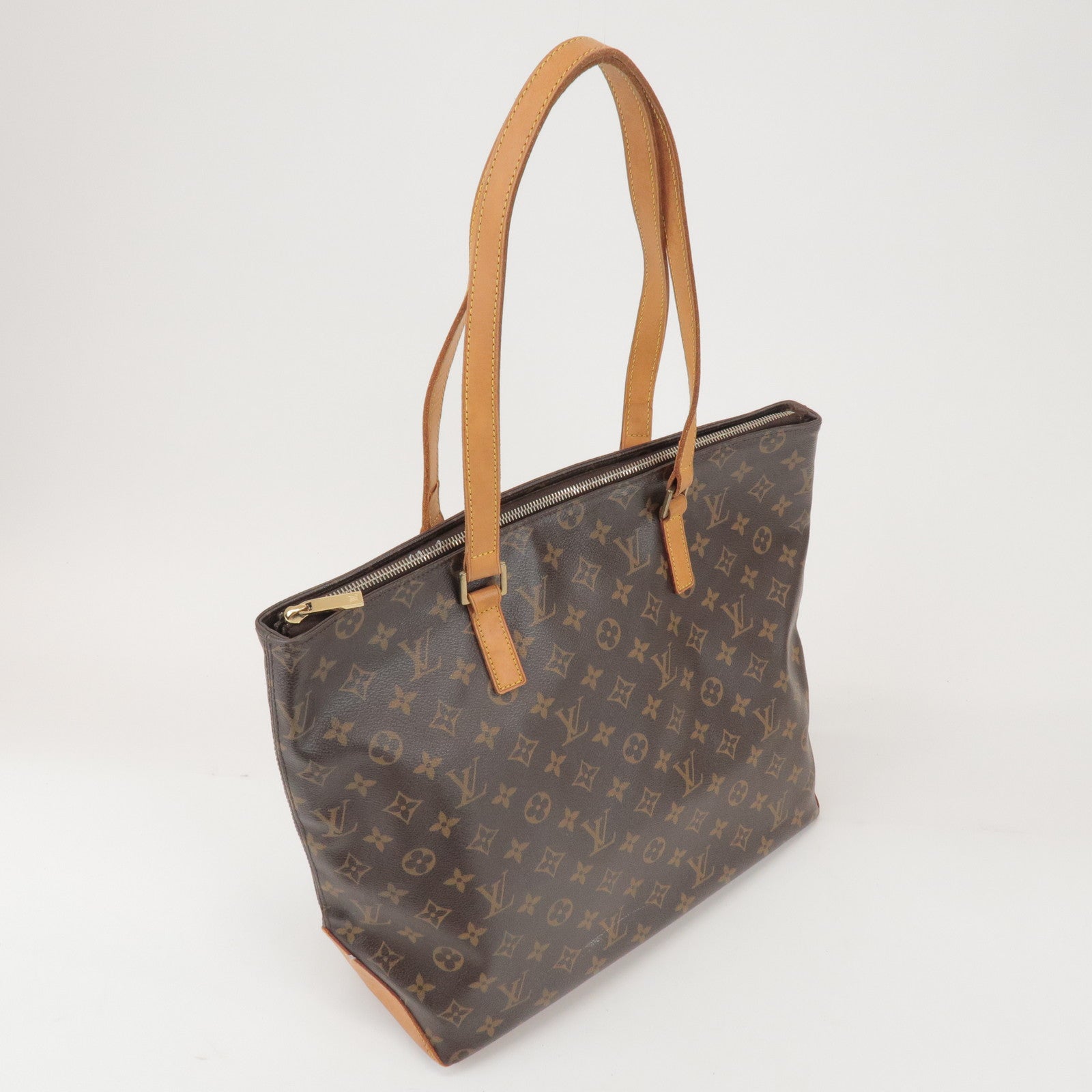 Louis Vuitton Monogram Cabas Mezzo Tote Bag Shoulder Bag M51151