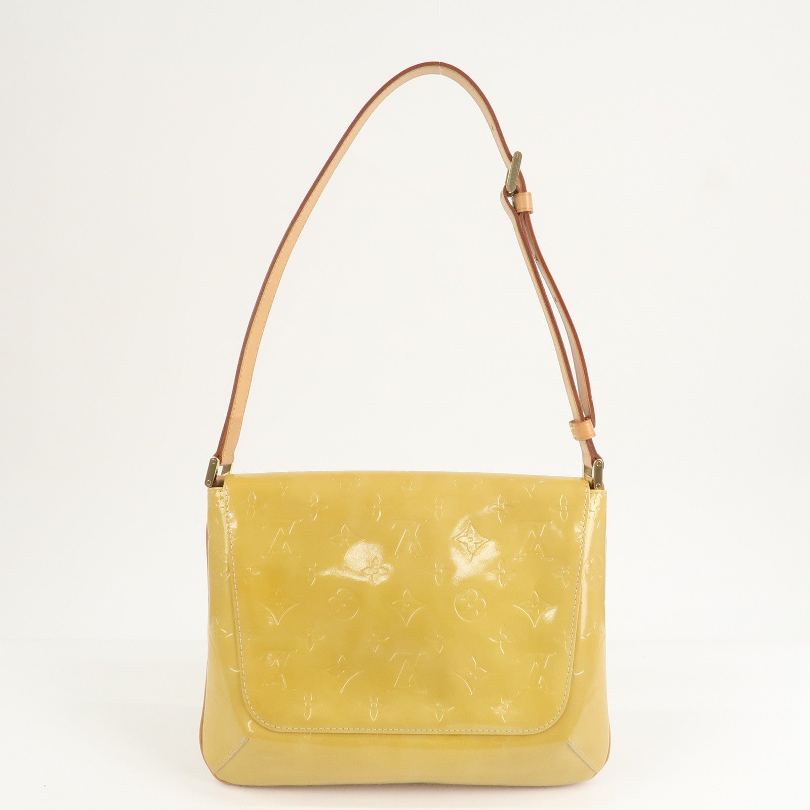 Louis Vuitton Vernis Thompson Street Shoulder Bag Beige M91008