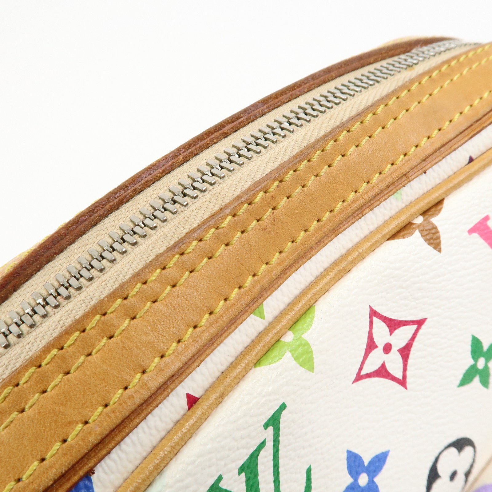 Louis Vuitton Monogram Multicolor Priscilla Hand Bag Blanc M40096