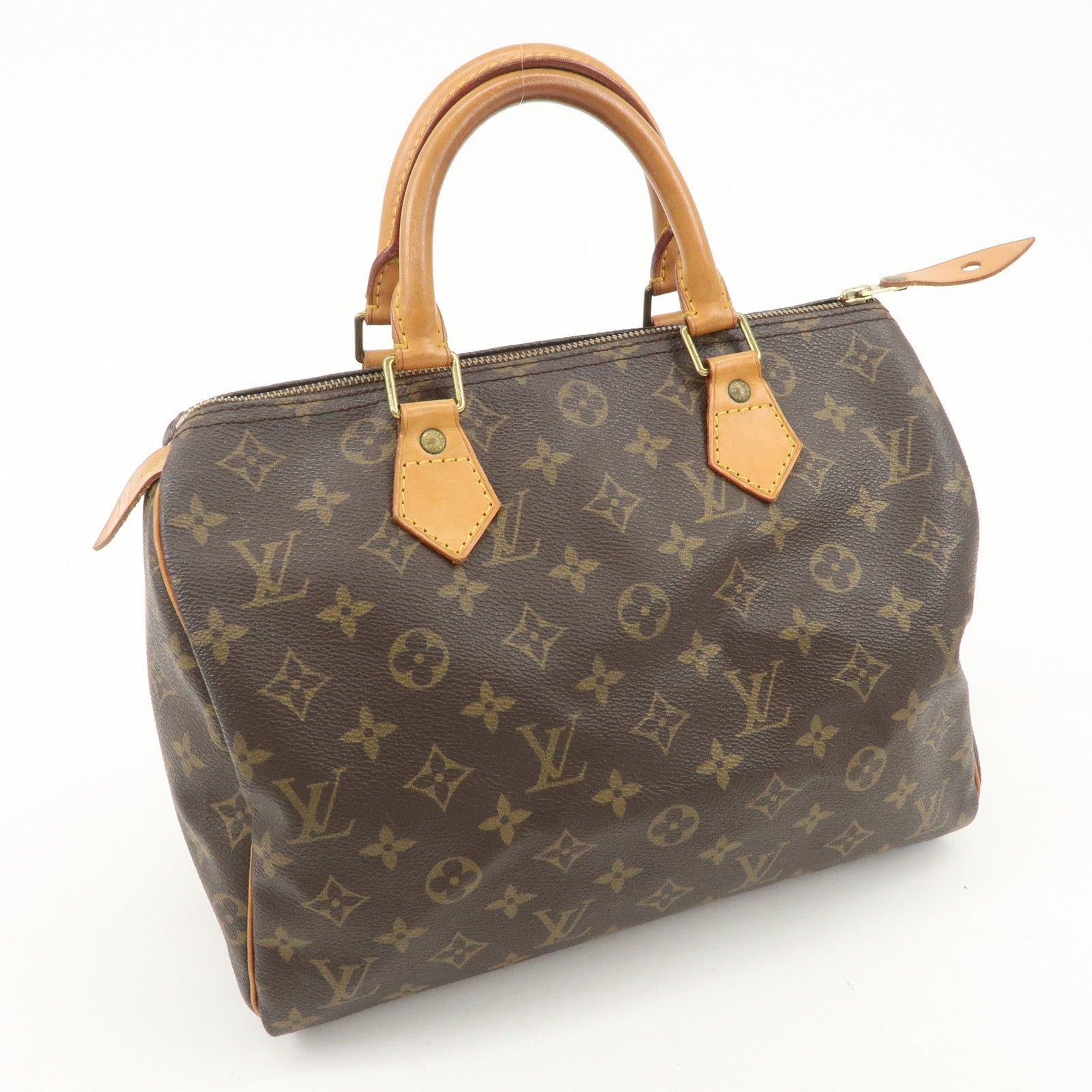 Louis Vuitton Monogram Speedy 30 Hand Bag Boston Bag M41526 Used