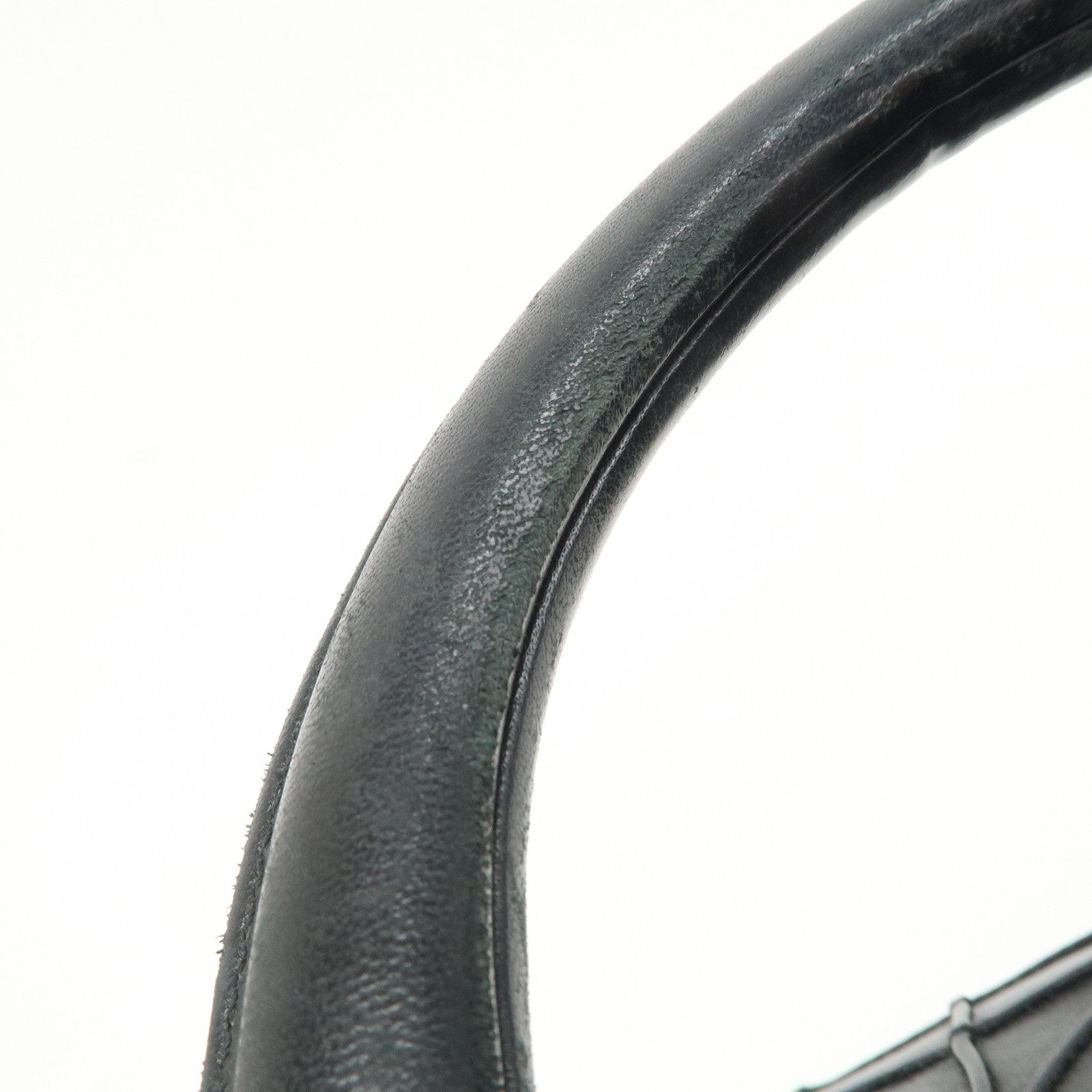 Christian Dior Cannage Granville Leather 2Way Bag Hand Bag Black