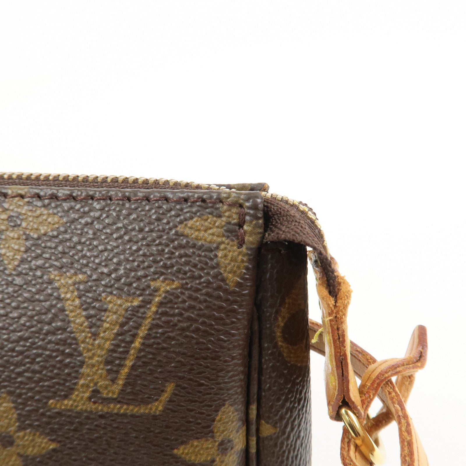 Louis Vuitton Monogram Pochette Accessoires Pouch Hand Bag M51980