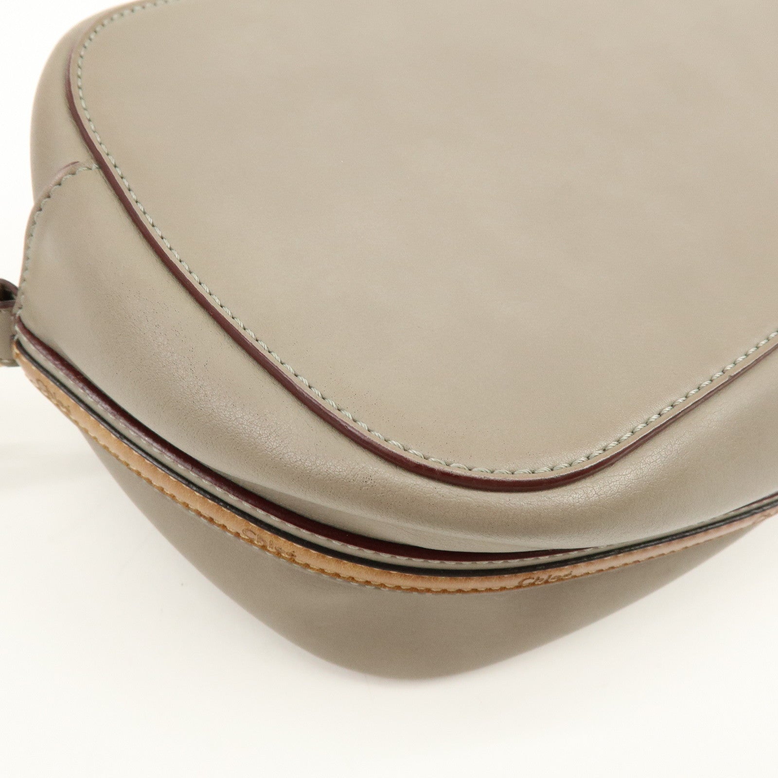 Chloe Sam Leather Shoulder Bag Crossbody Bag Brown Camel