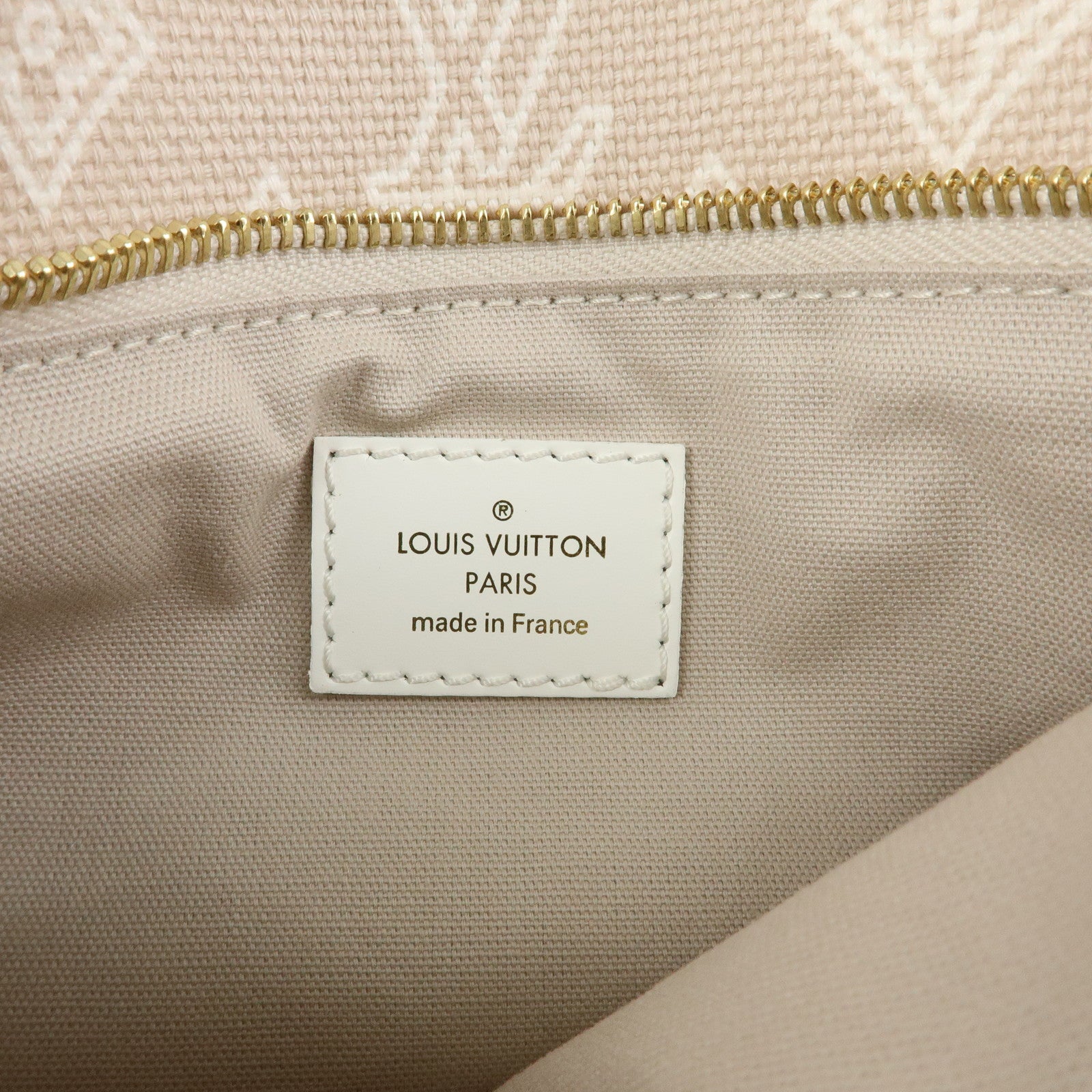 Louis Vuitton Monogram Beach Line Cabas Ipanema GM Sable M95986