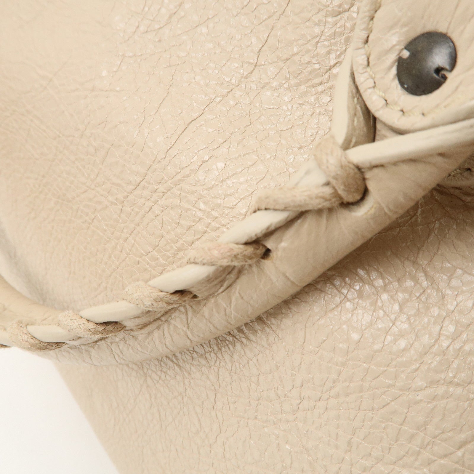 BALENCIAGA Classic City Leather 2Way Bag Shoulder Bag Beige 505550 Used