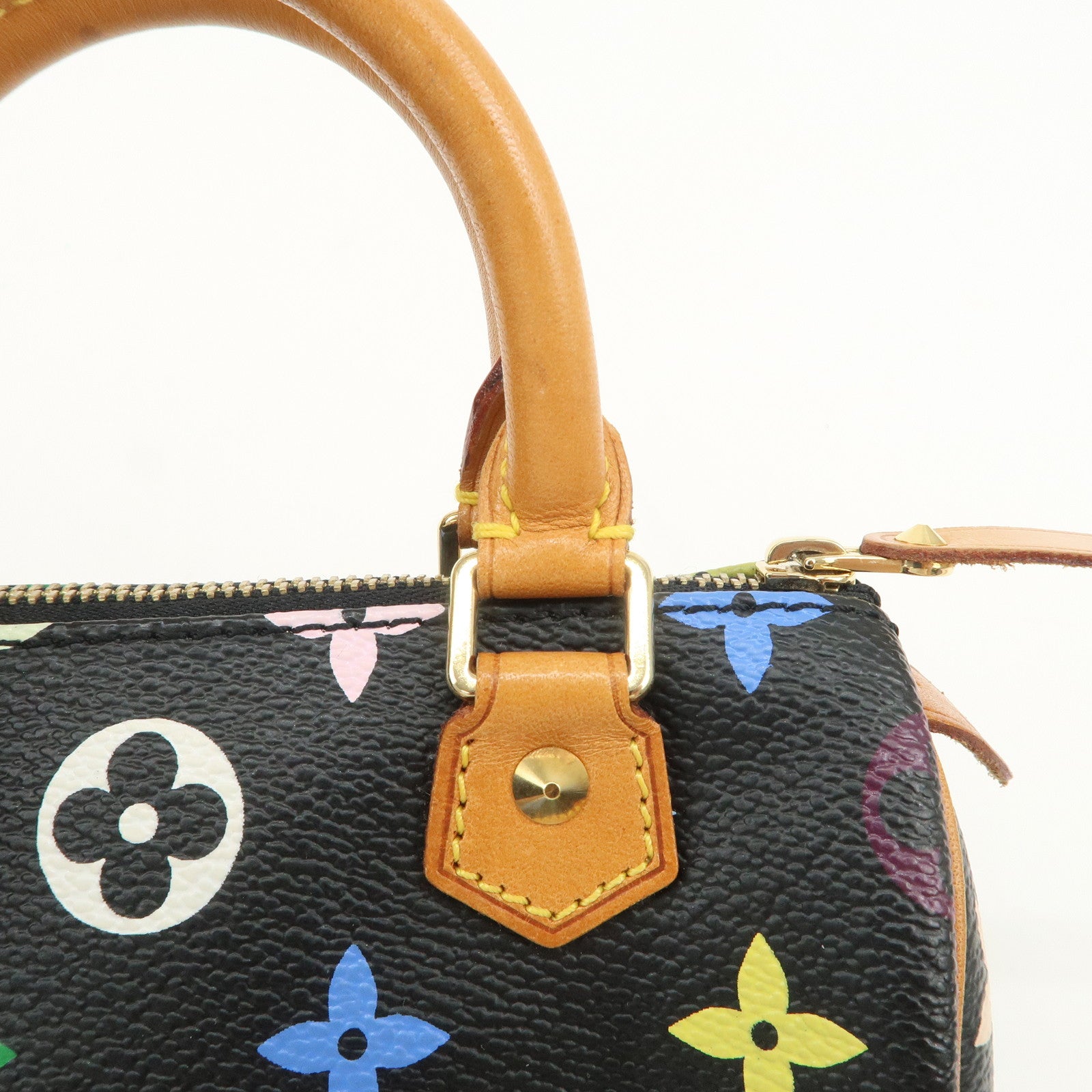 Louis Vuitton Monogram Multicolor Mini Speedy Mini Bag Noir M92644