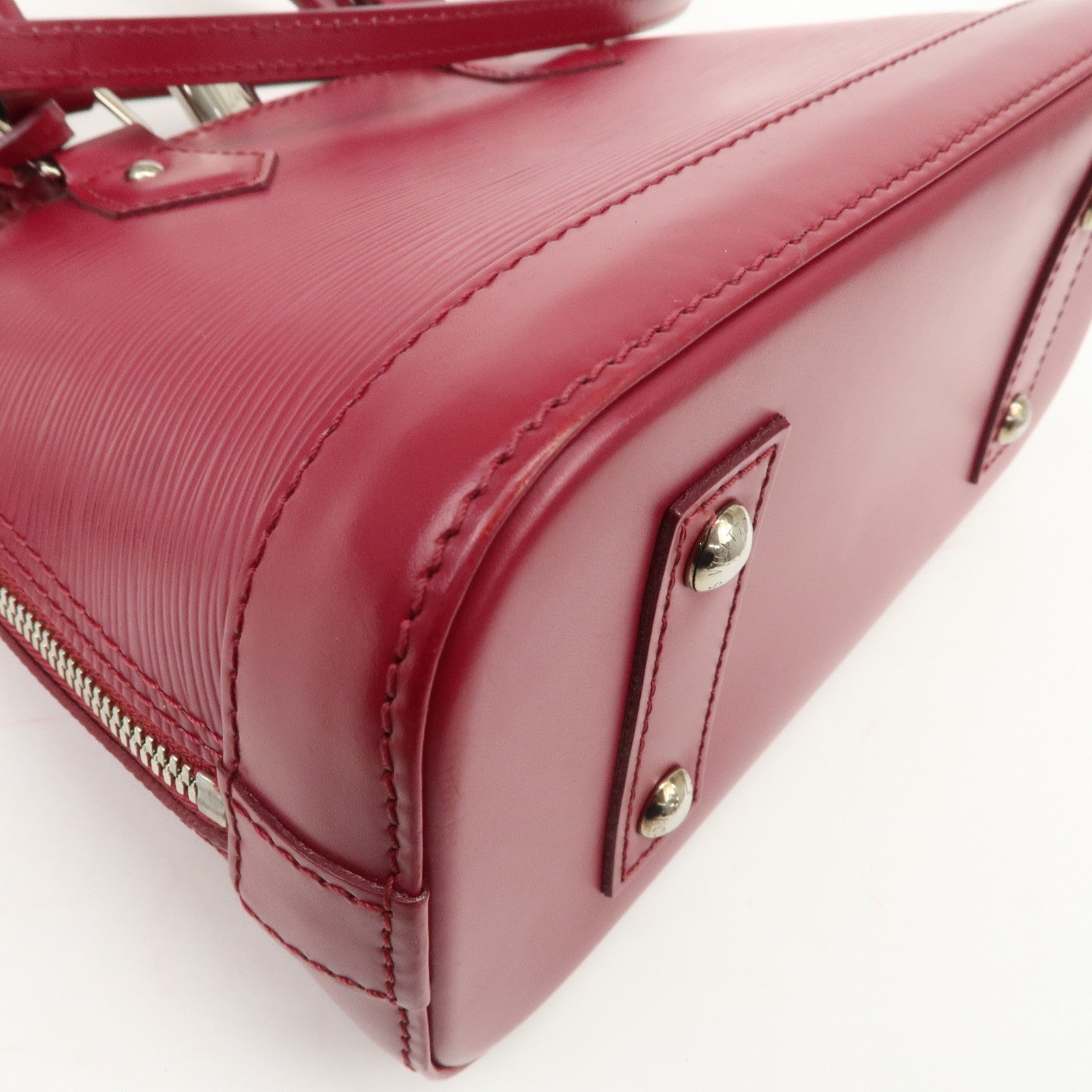 Louis Vuitton Epi Alma BB Hand Bag Shoulder Bag Fuchsia M40851