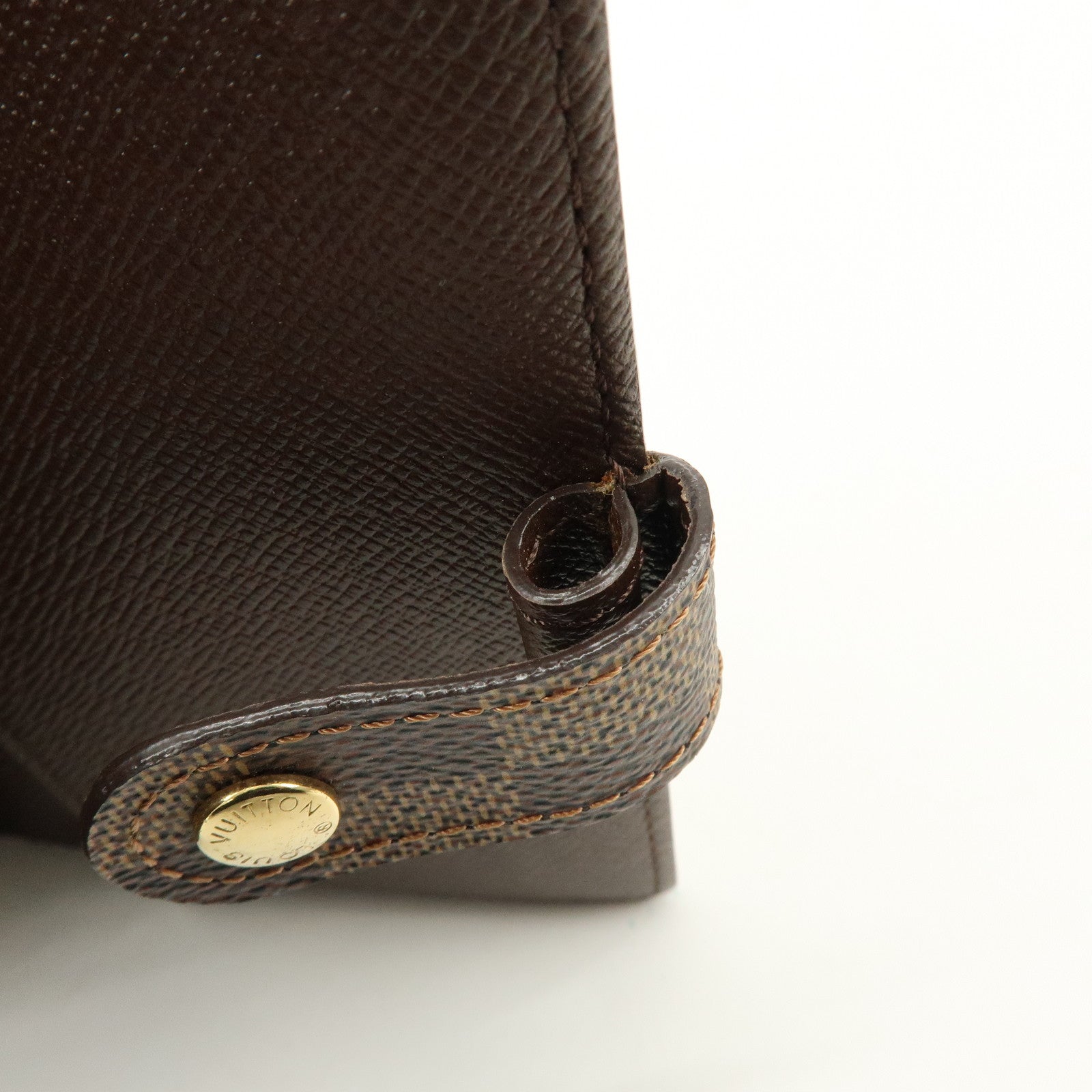 Louis Vuitton Damier Agenda PM Planner Cover Damier Ebene R20700