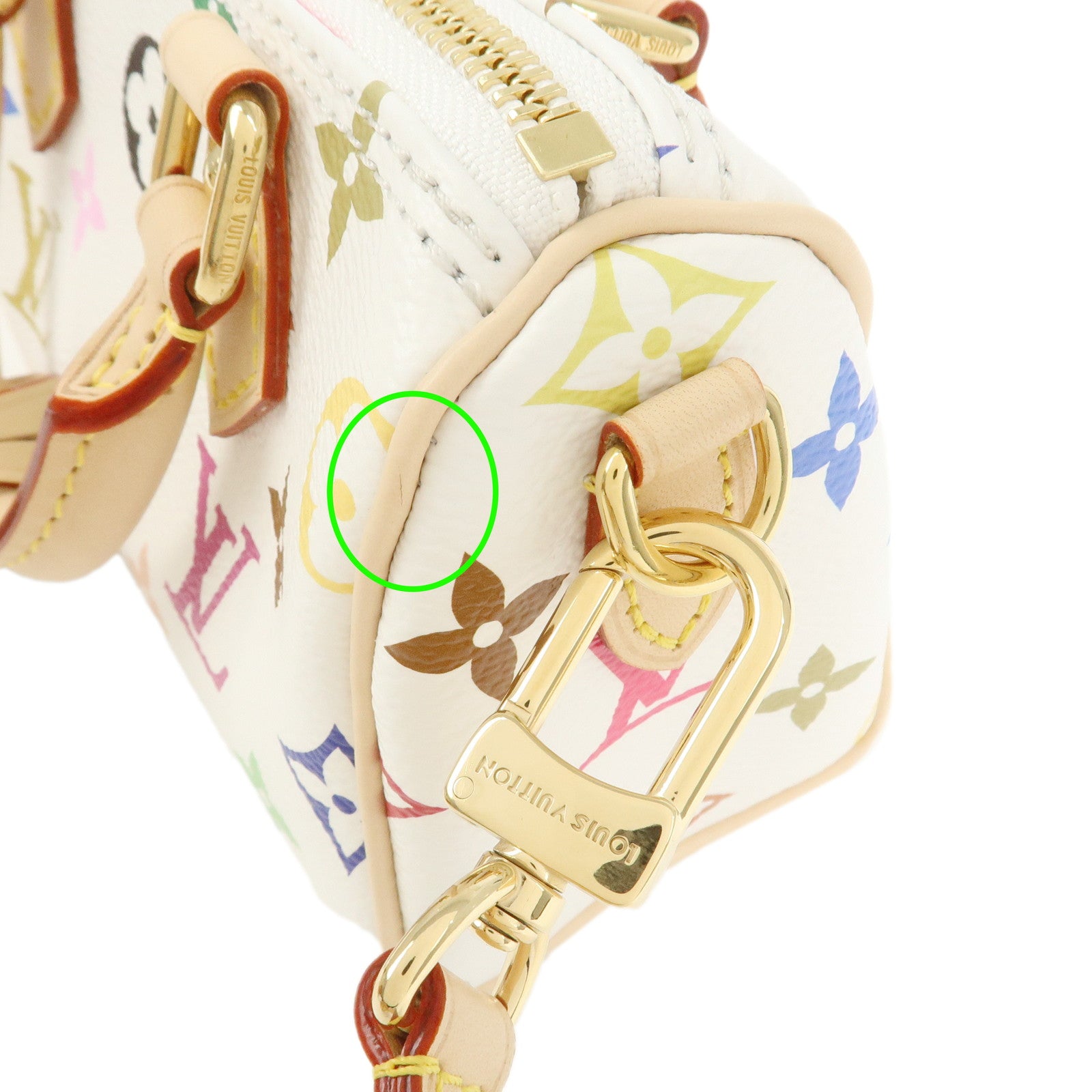 Louis Vuitton Monogram Multicolor LV×TM Nano Speedy 2Way Bag M13391