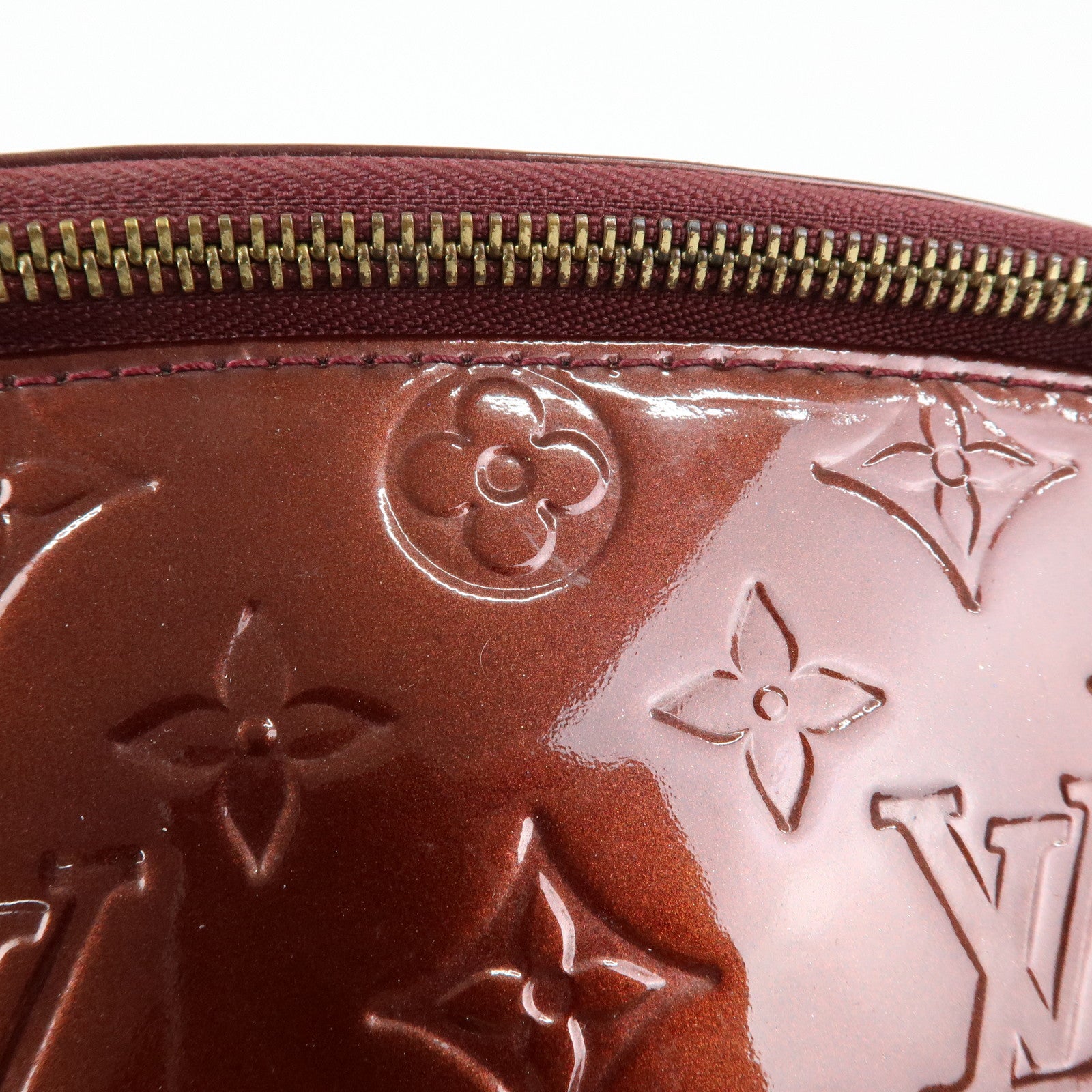 Louis Vuitton Monogram Vernis Sherwood PM Rouge Forvist M91492