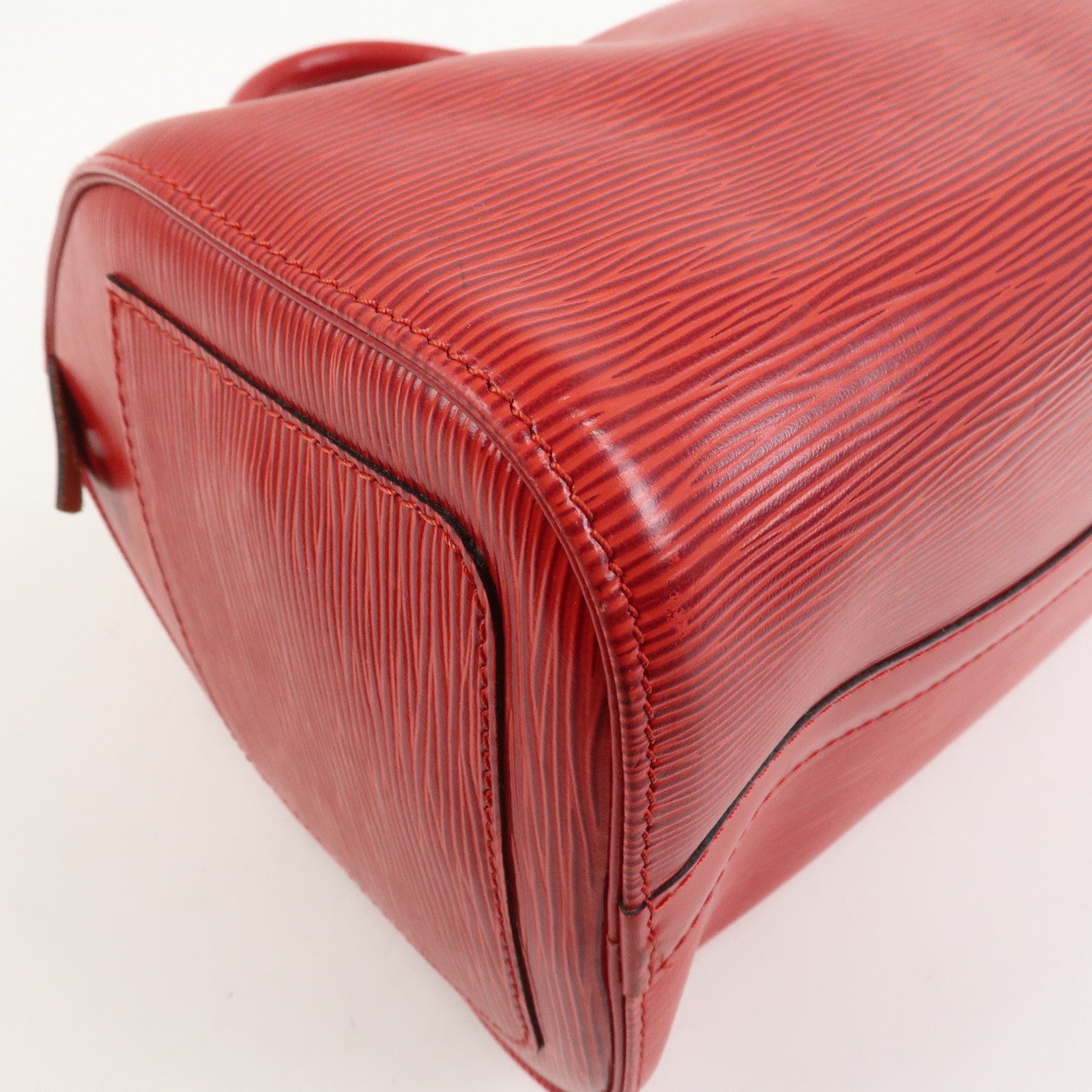 Louis Vuitton Epi Speedy 25 Hand Bag Castilian Red M43017
