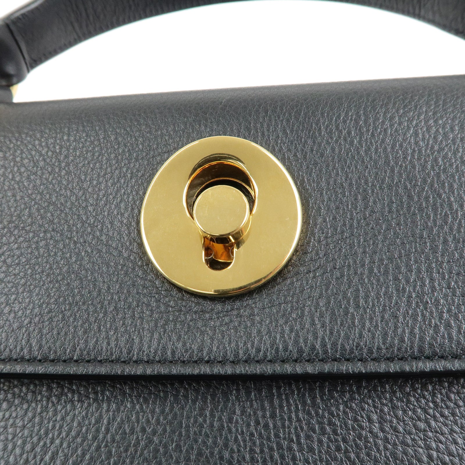 SAINT LAURENT PARIS Leather Muse Toe 2Way Bag Hand Bag 368229
