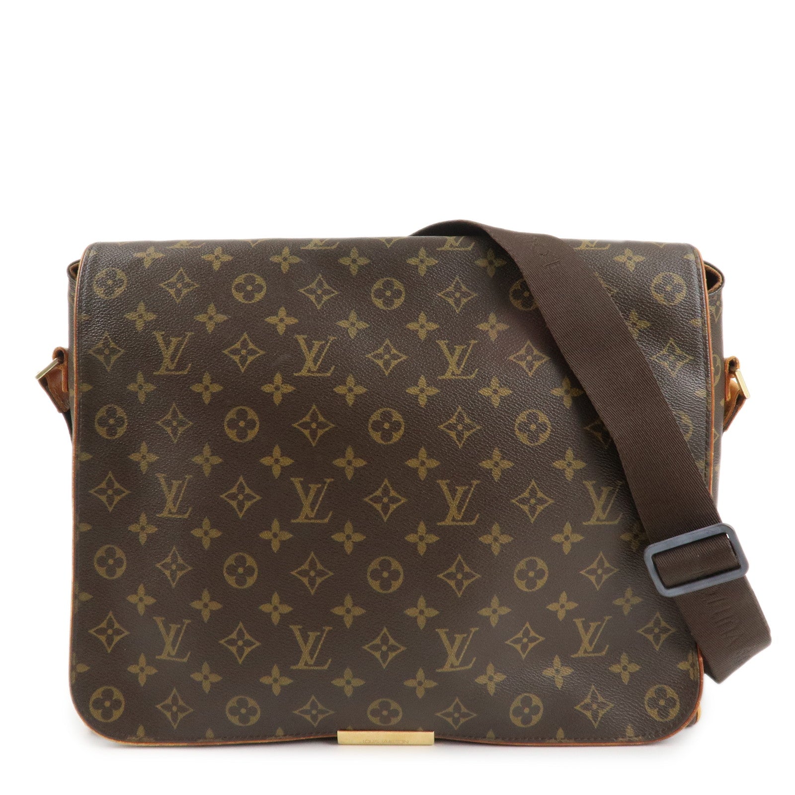 Louis Vuitton Monogram Abbesses Messenger Bag Brown M45257 Used