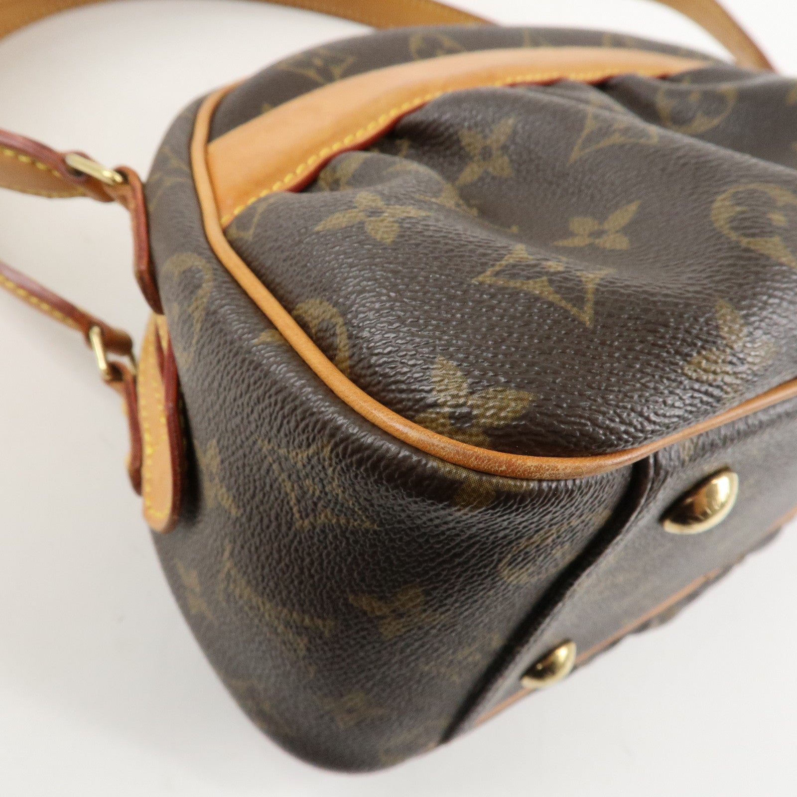 Louis Vuitton Monogram Canvas Clara Hand Bag Shoulder Bag M40057 Used
