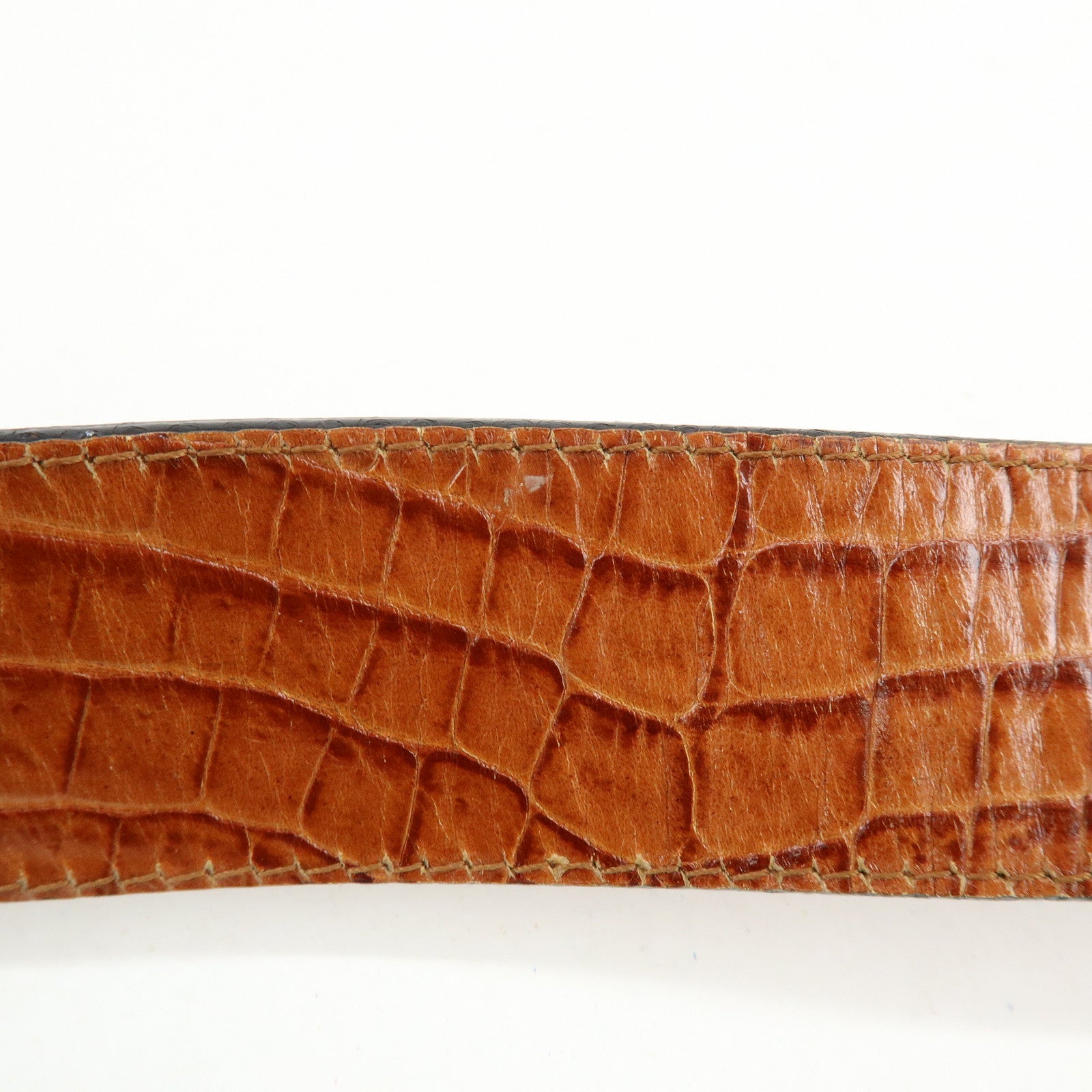 Ferragamo Gancini Embossed Leather Shoulder Crossbody Bag Brown