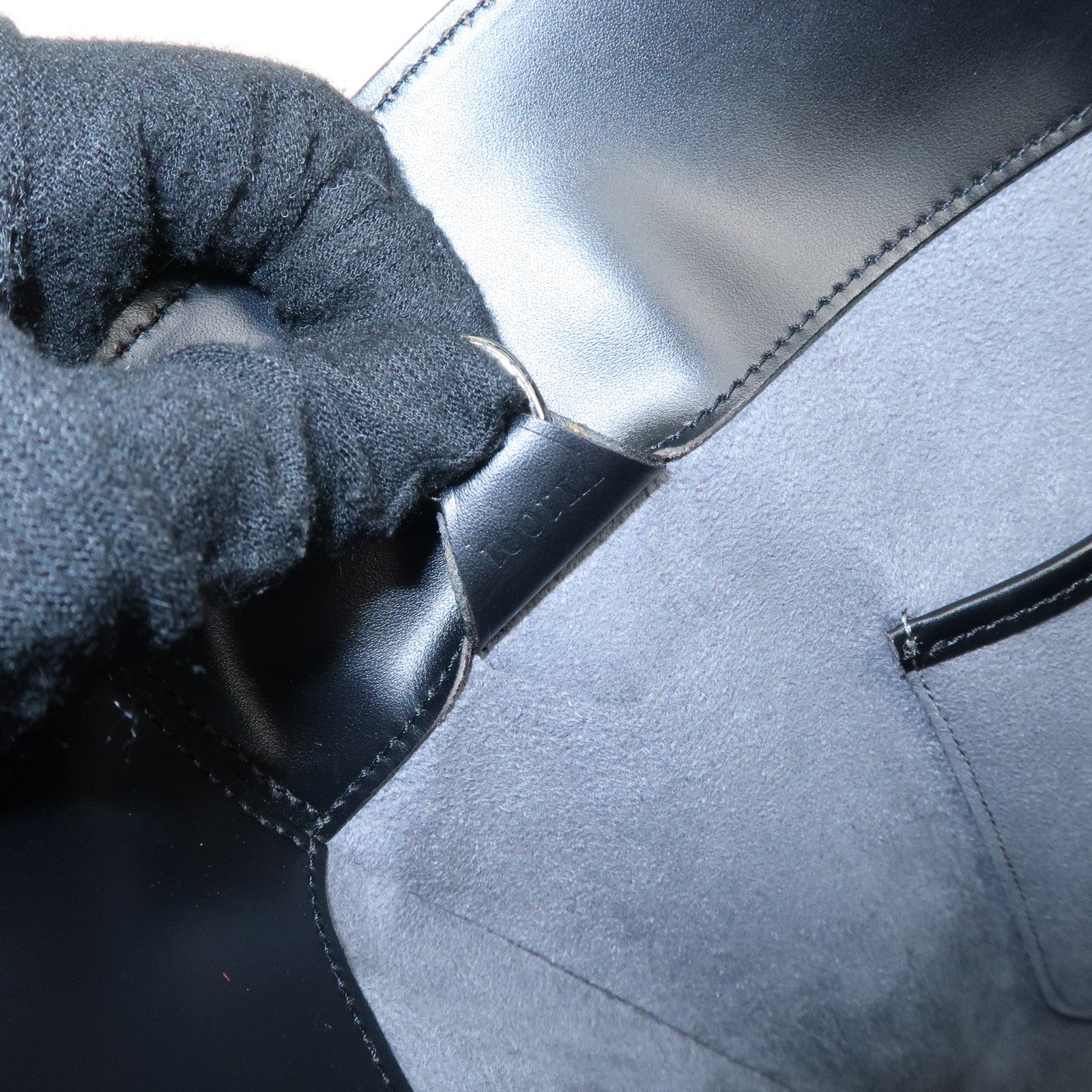 Louis Vuitton Epi Leather Noctambule Hand Bag Black M54522 Used