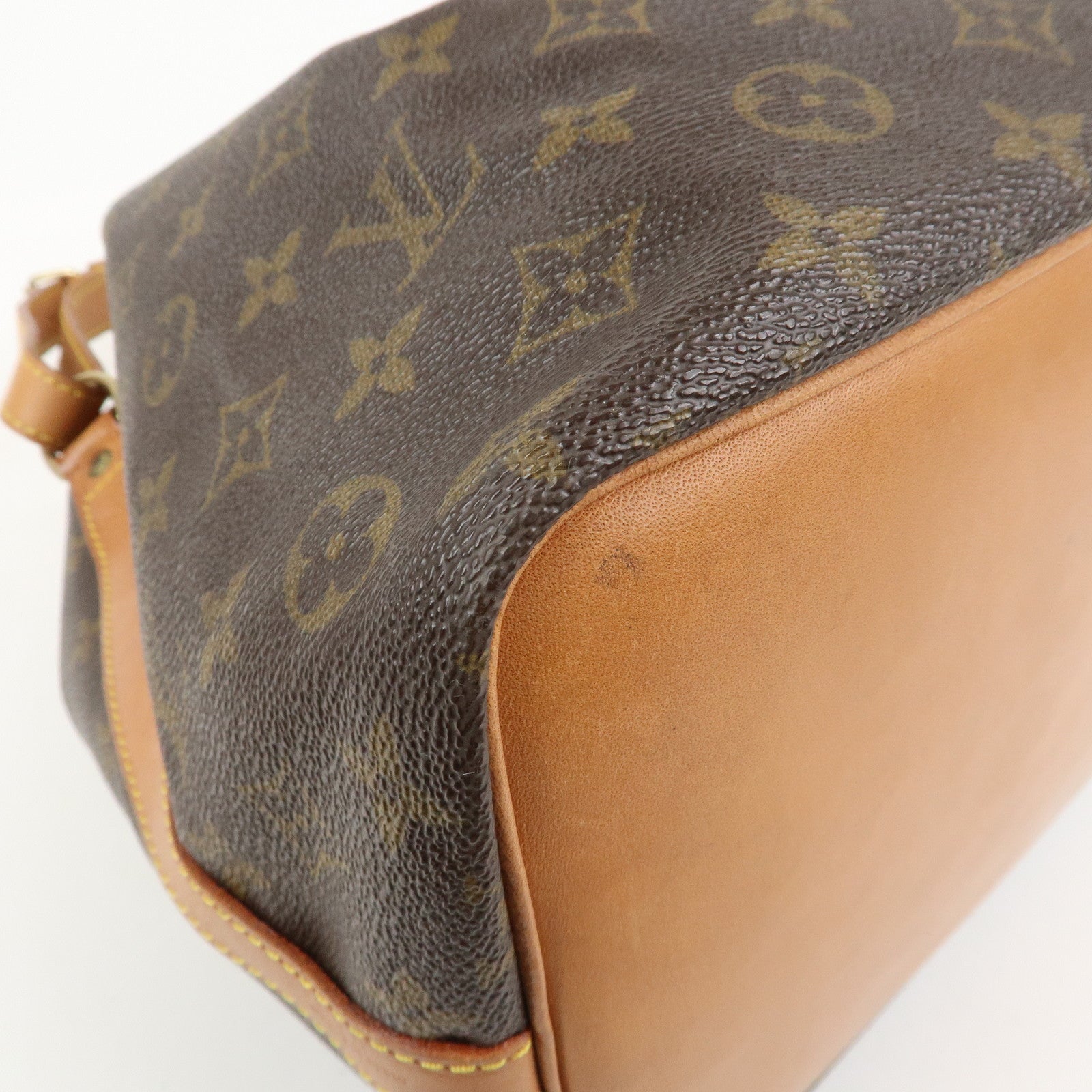 Louis Vuitton Monogram Petit Noe Shoulder Bag Brown M42226