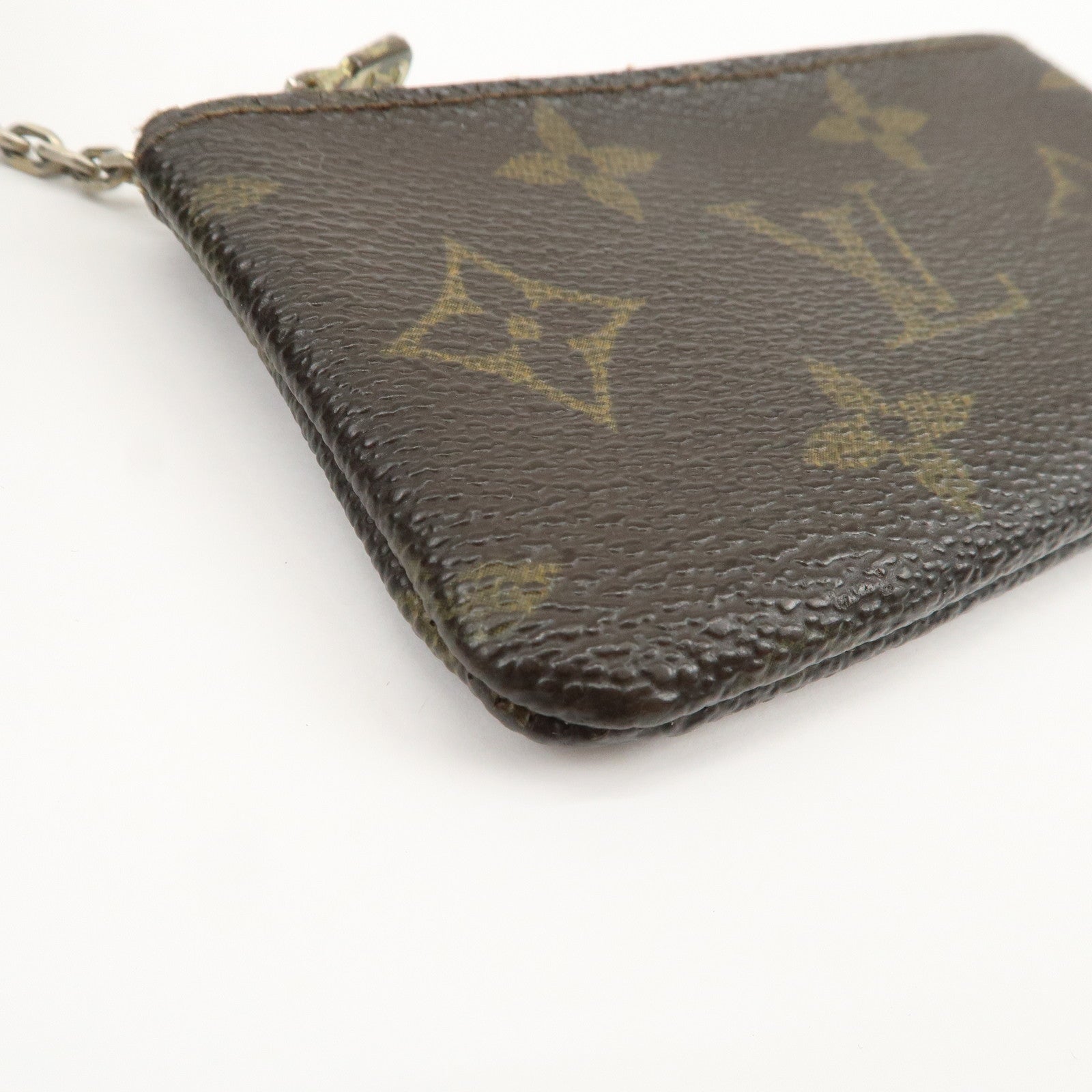 Louis Vuitton Monogram Pochette Cles Coin Case Key Case M62650