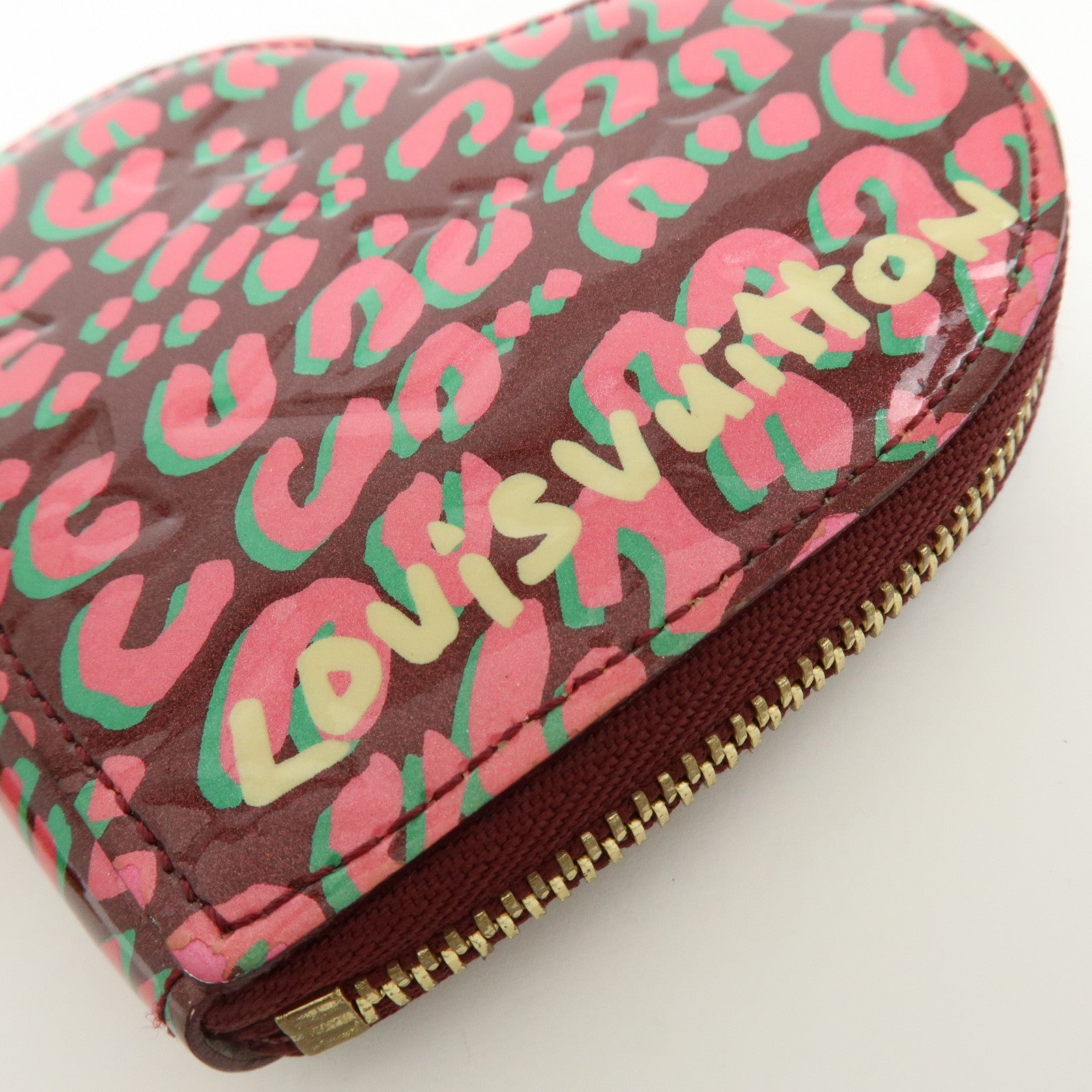 Louis Vuitton Monogram Vernis Porte Monnaie Coeur Coin Case M91474