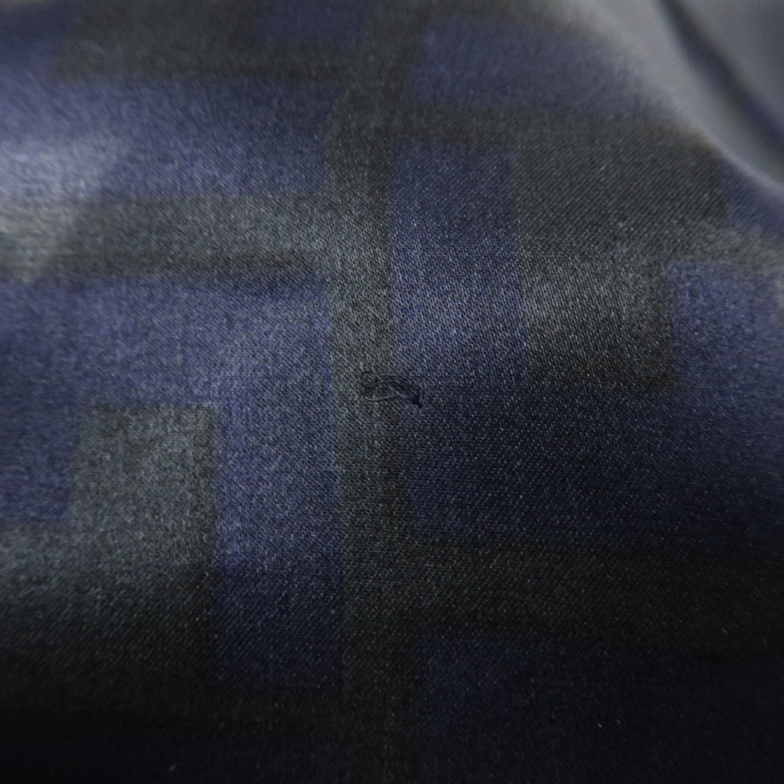 FENDI Zucca Silk 100% Scarf Navy Black