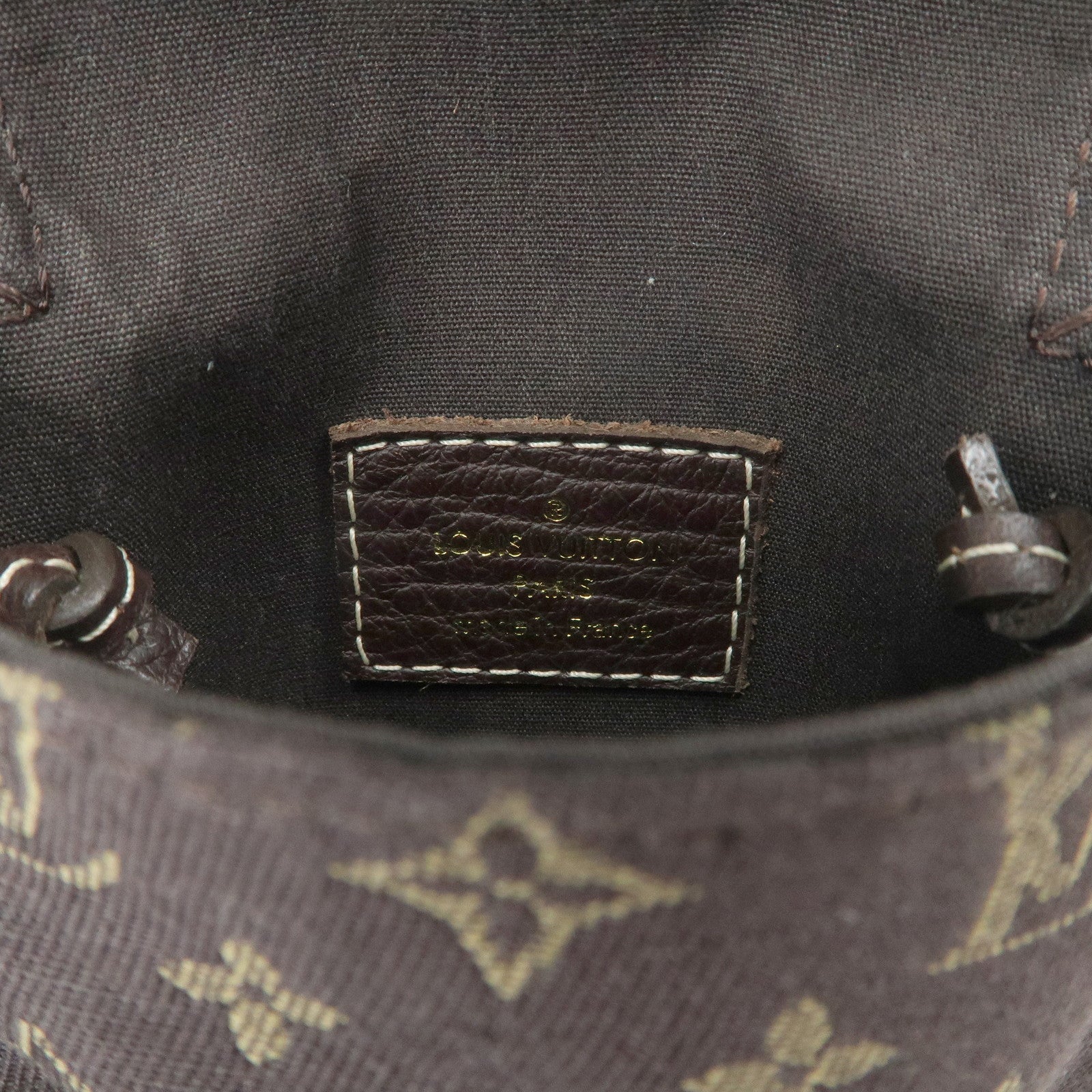 Louis Vuitton Monogram Mini Lin Pochette Cancun Ebene M95313