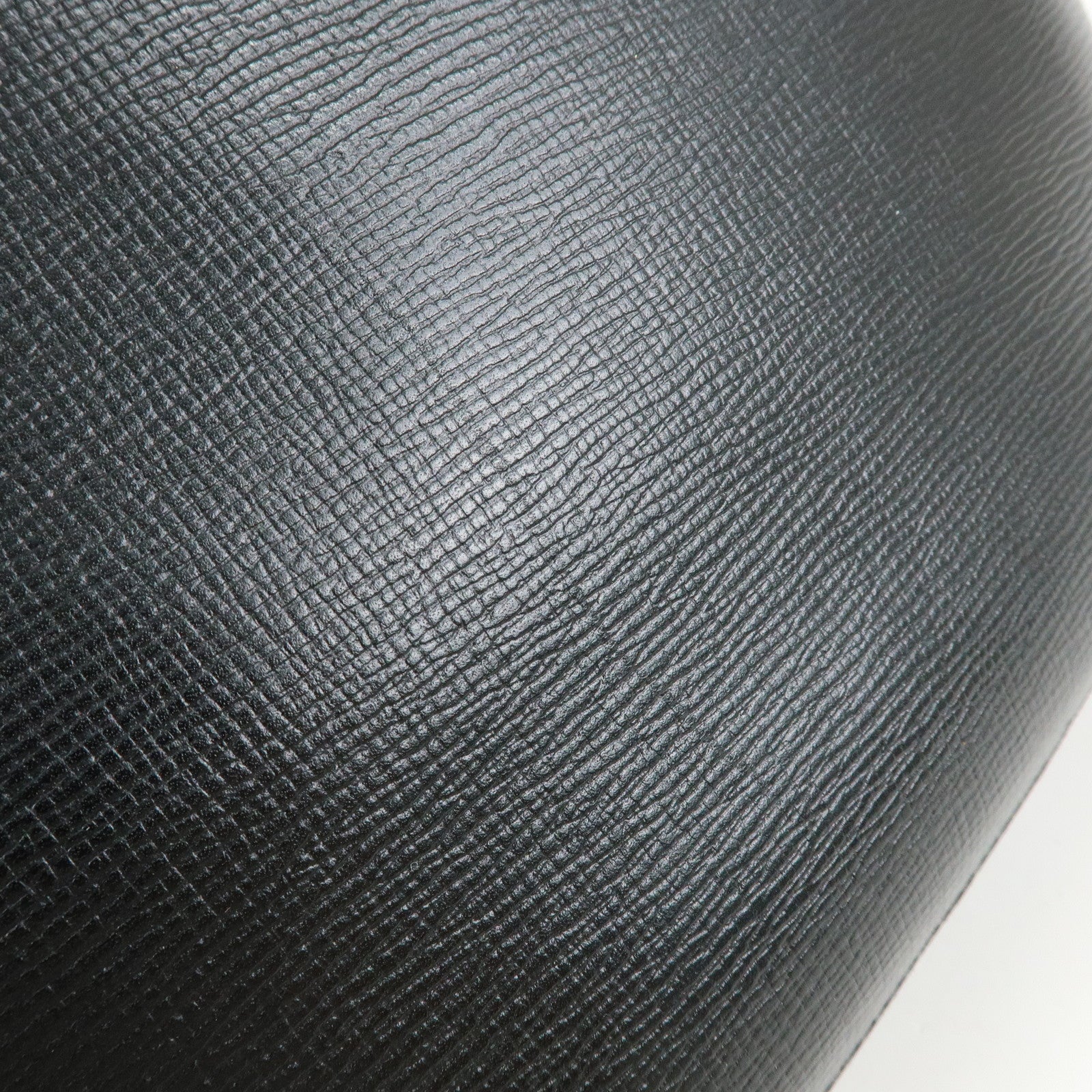 FENDI Top Handle Leather Suede Hand Bag Black 12897