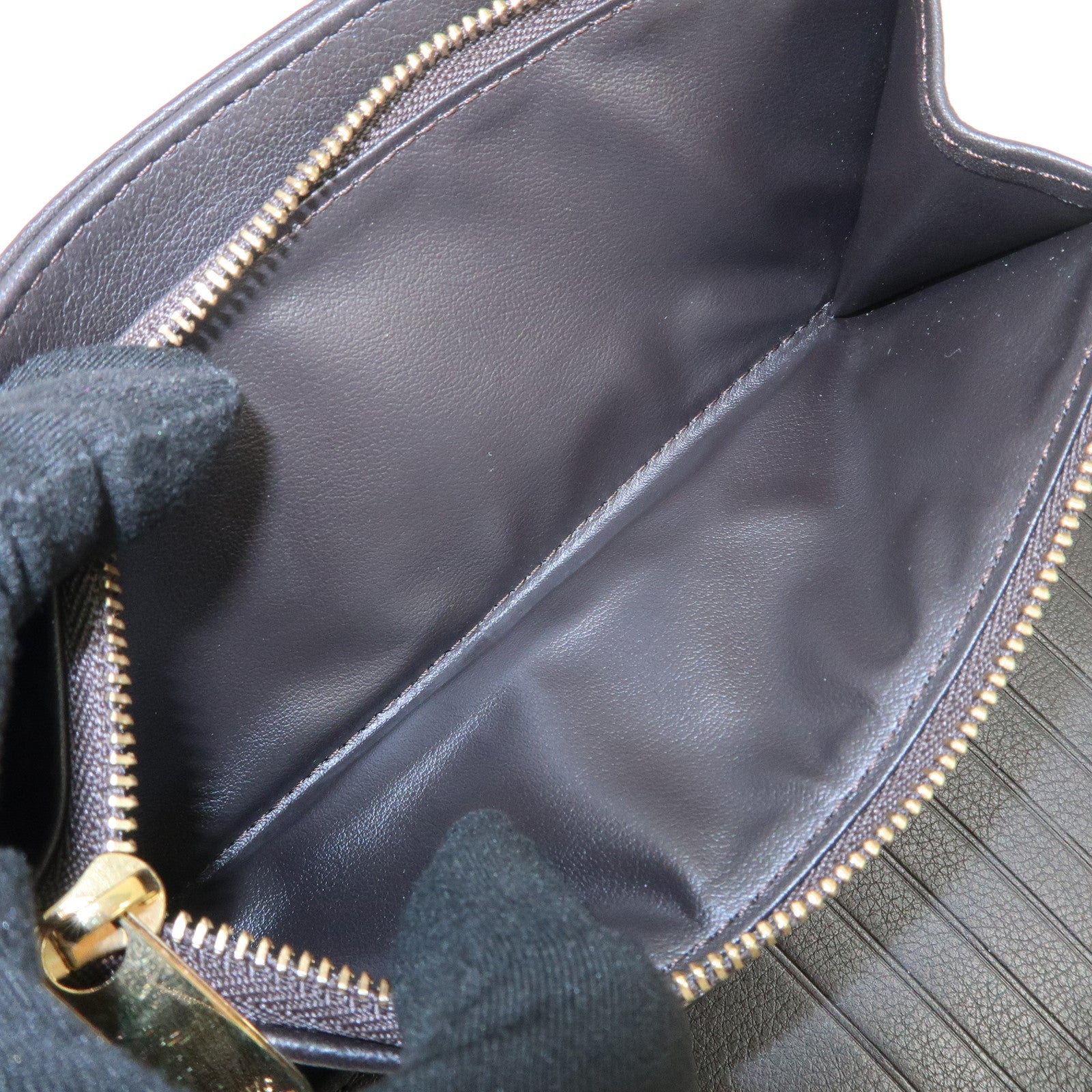 Louis Vuitton Monogram Mahina Leather Portefeuille Wallet M95968 Used