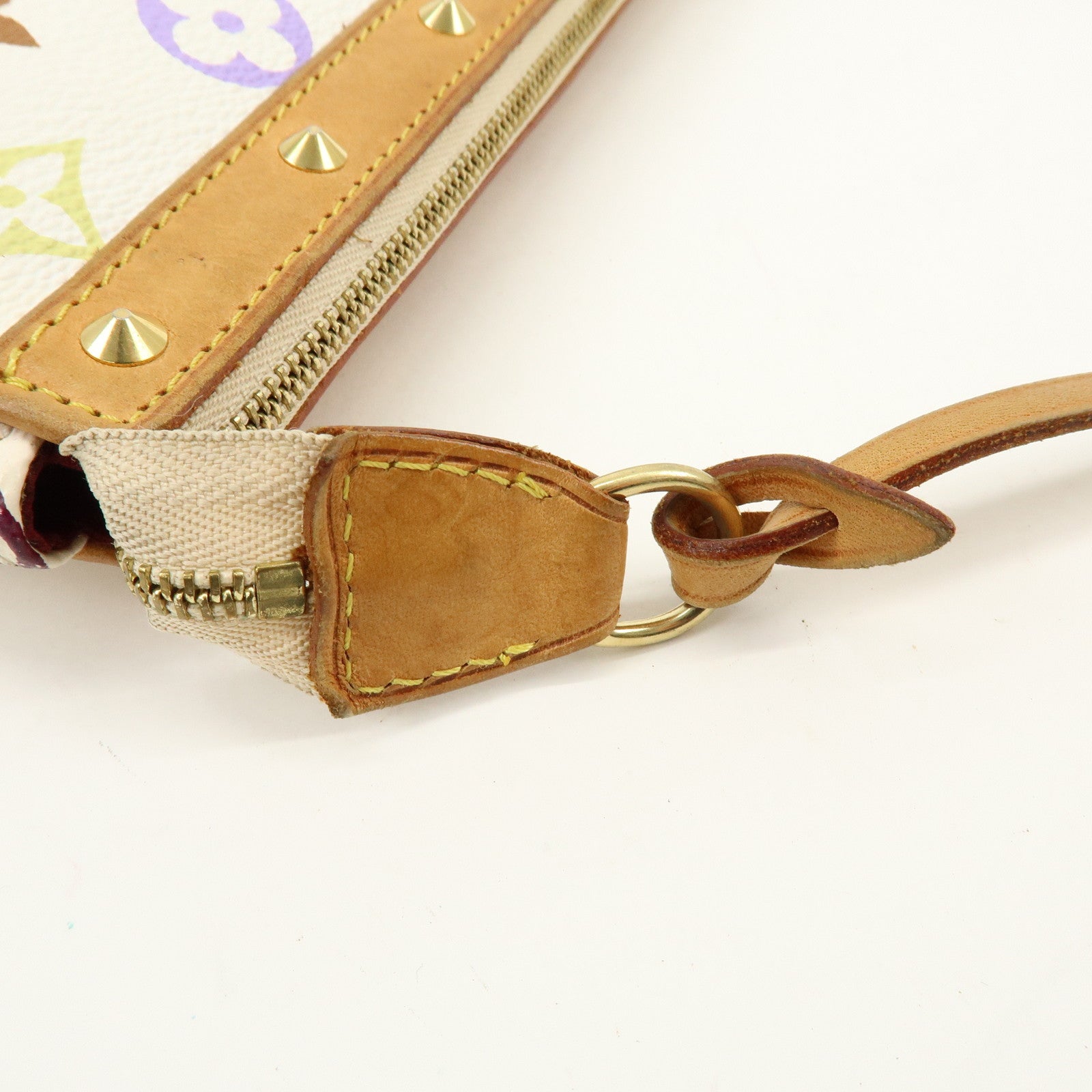 Louis Vuitton Monogram Multicolor Pochette Accessoires Blanc M92649
