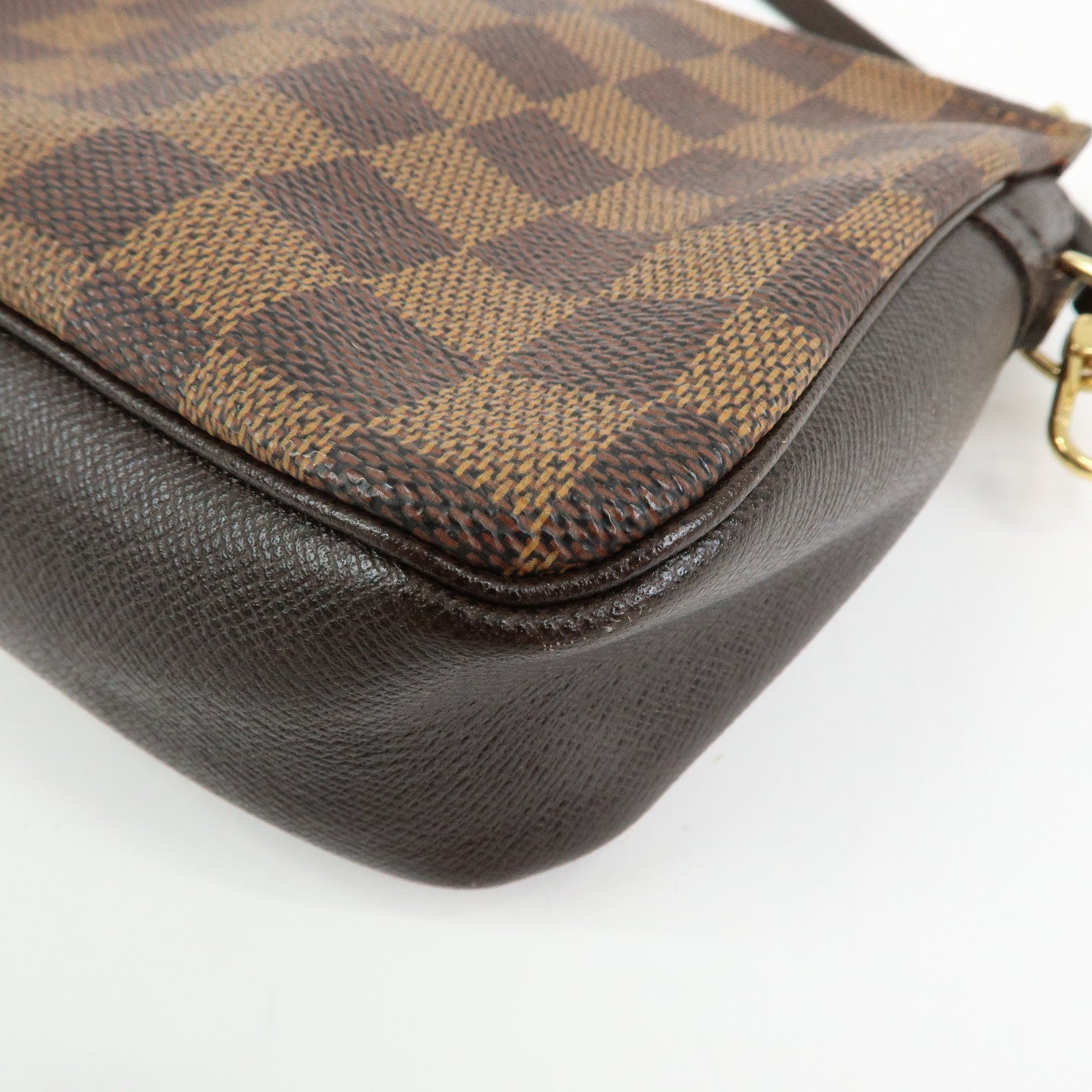 Louis Vuitton Damier Trousse Makeup Accessory Pouch Brown N51982