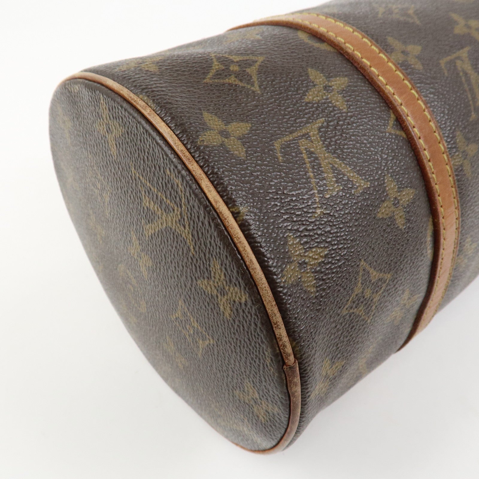 Louis Vuitton Monogram Papillon 30 Hand Bag Brown M51385