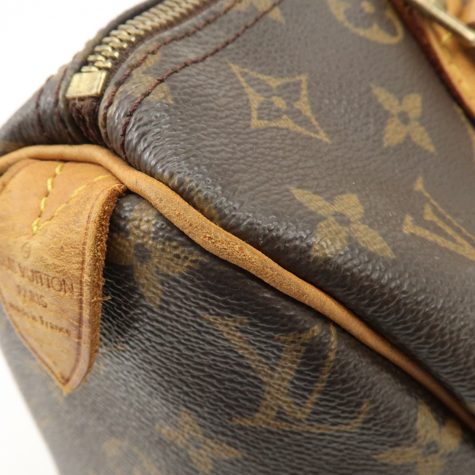 Louis Vuitton Monogram Speedy 30 Hand Bag Boston Bag Brown M41526 Used