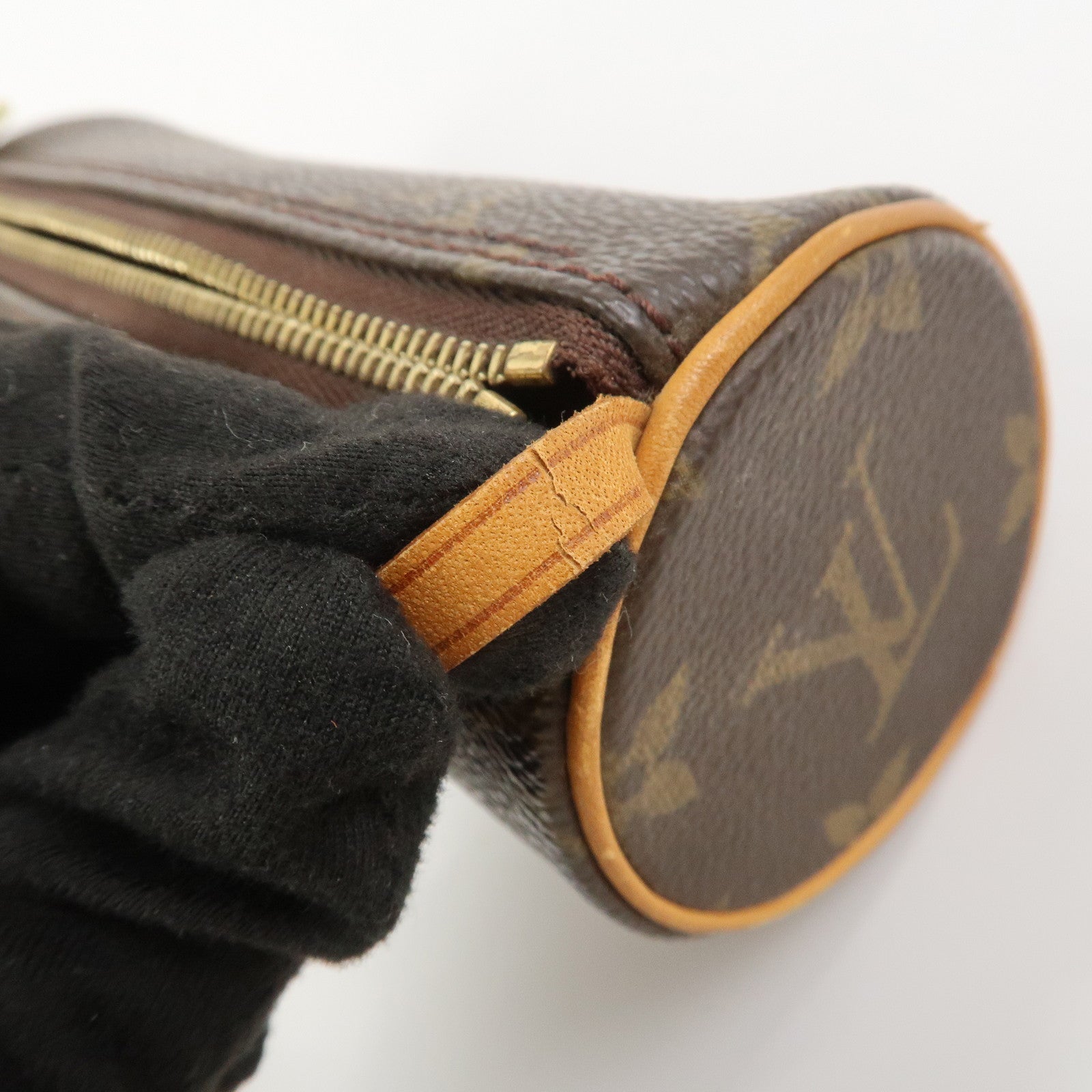 Louis Vuitton Monogram Mini Pouch for Papillon Bag Brown