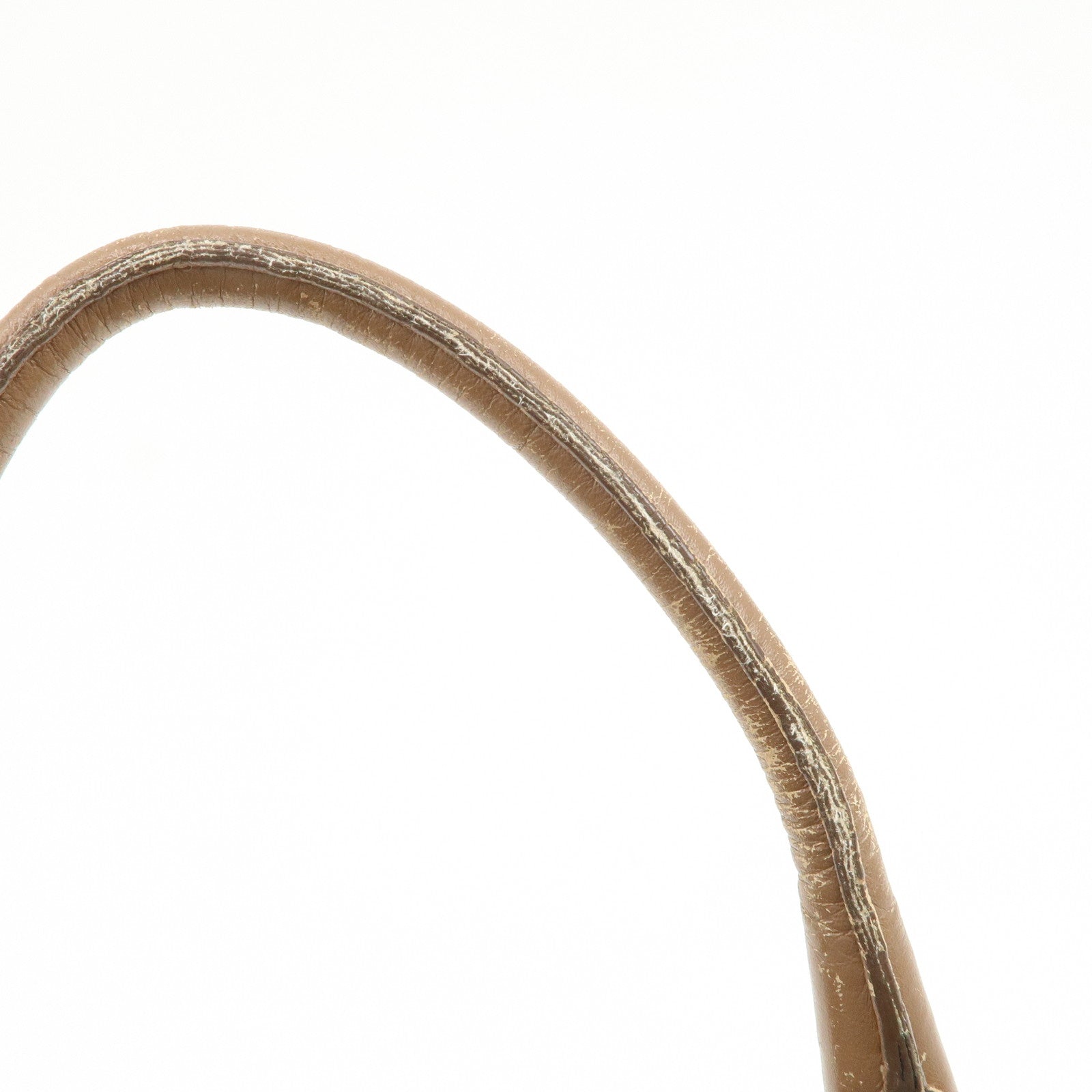 PRADA Calf Leather 2Way Bag Hand Bag Shoulder Bag Brown